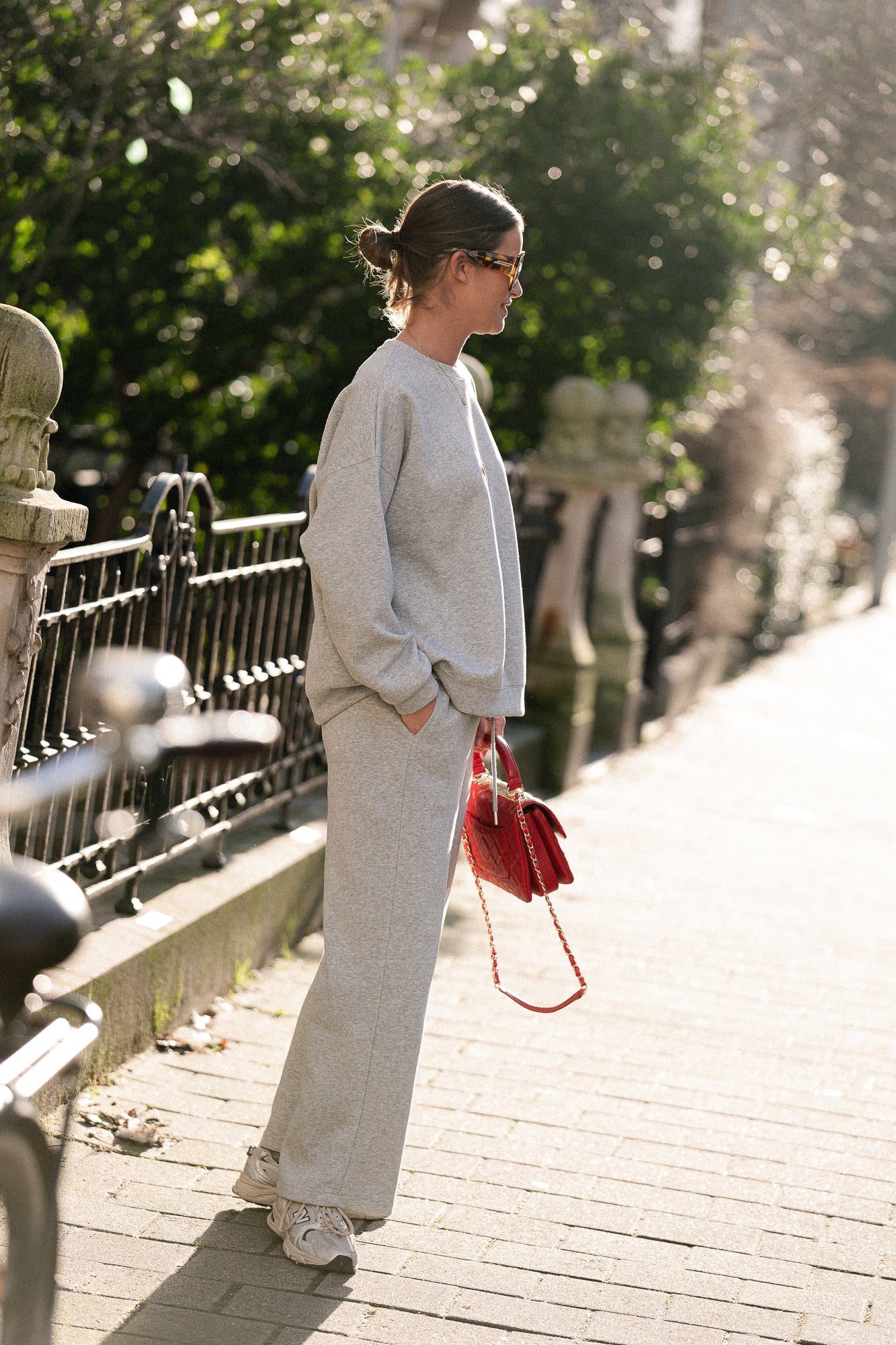 Pull Anaïs gris chiné