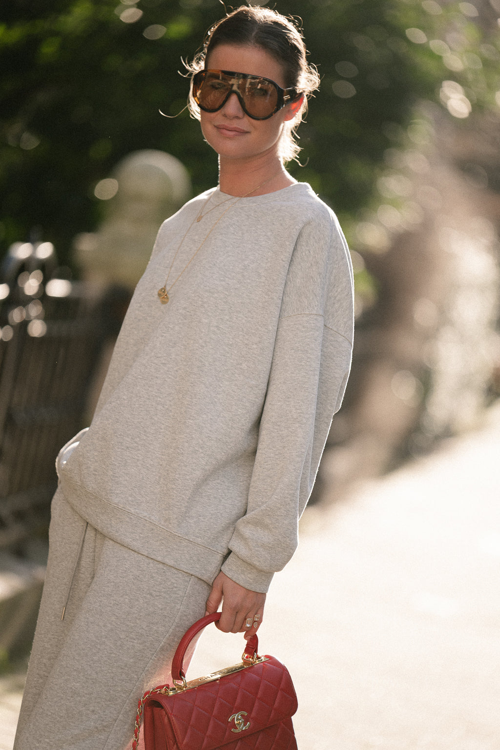 Pull Anaïs gris chiné