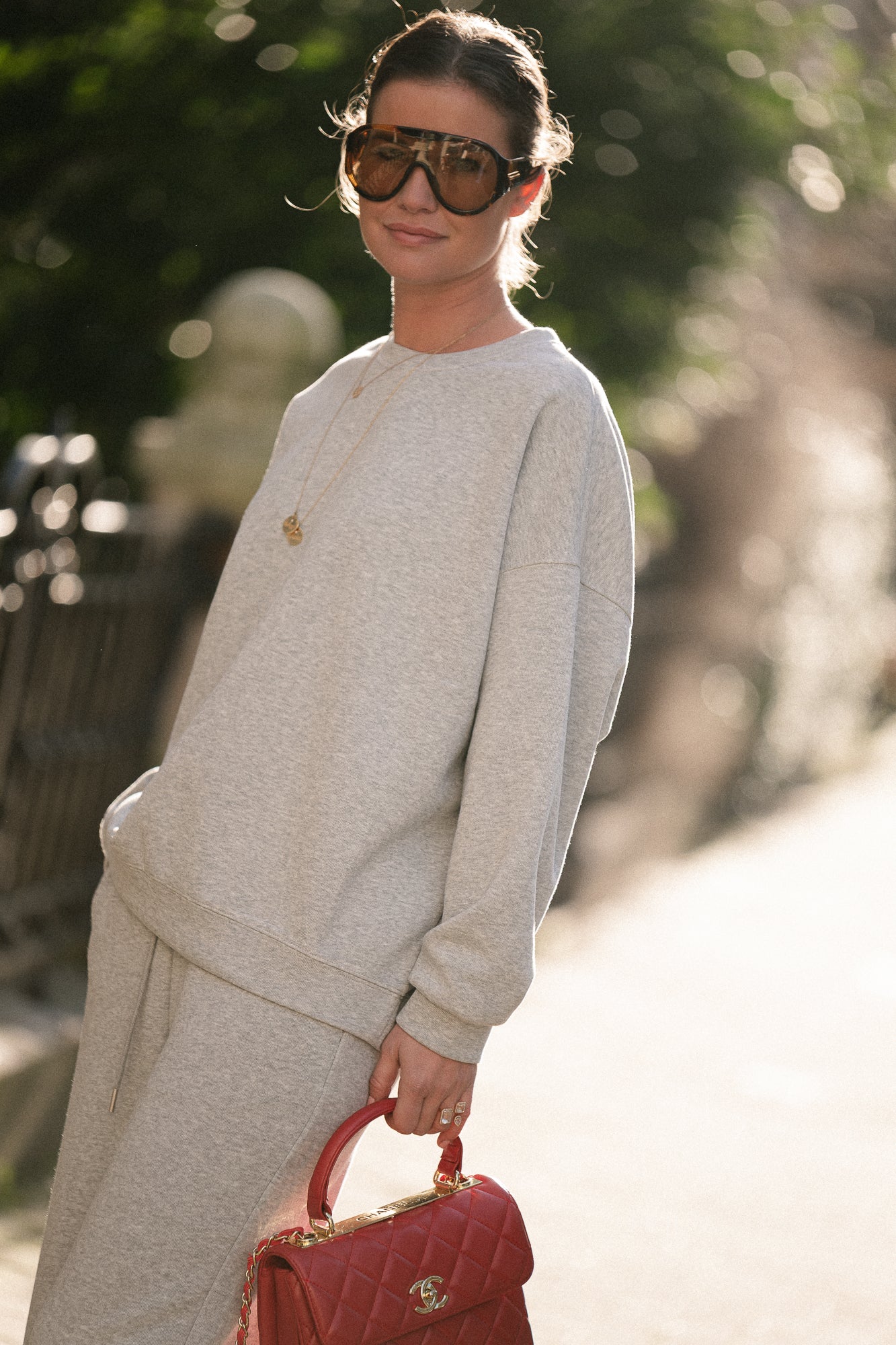 Pull Anaïs gris chiné