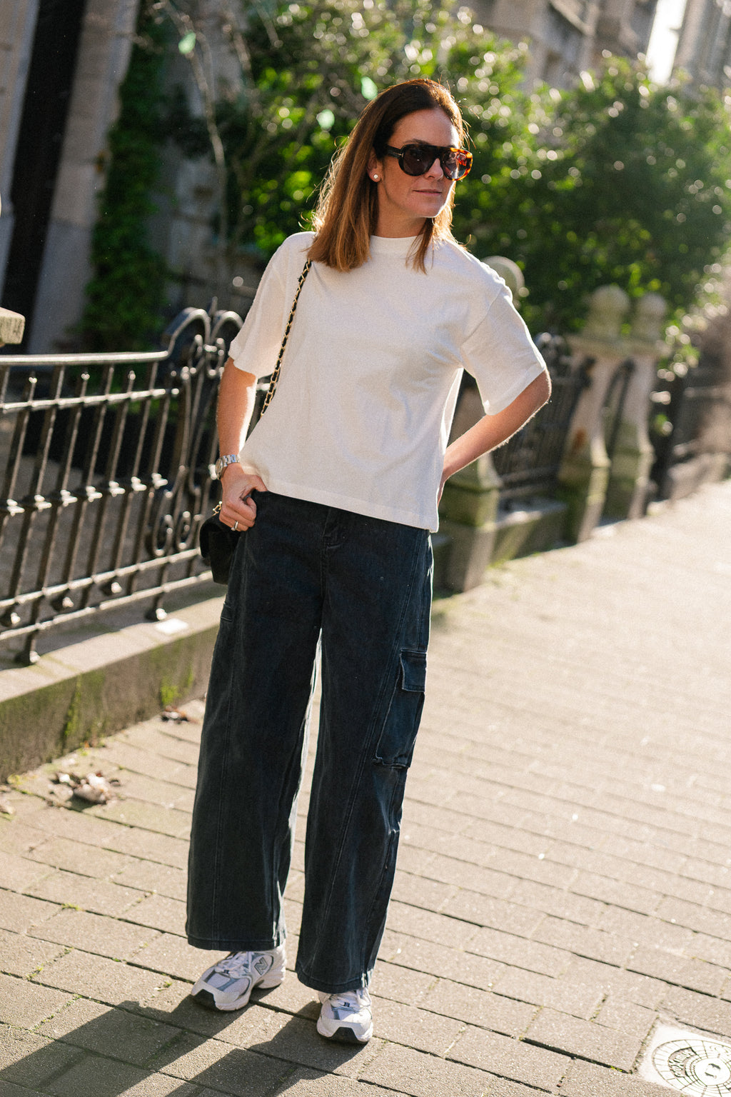 OBJGima SS T-shirt cloud dancer