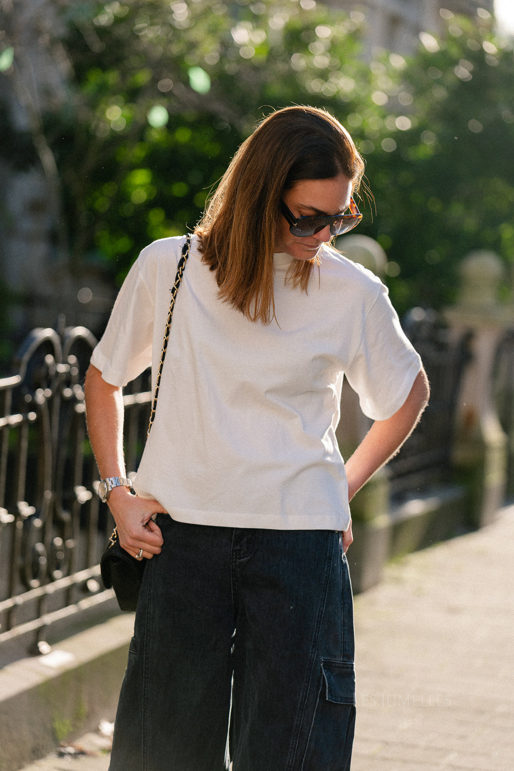 OBJGima SS T-shirt cloud dancer