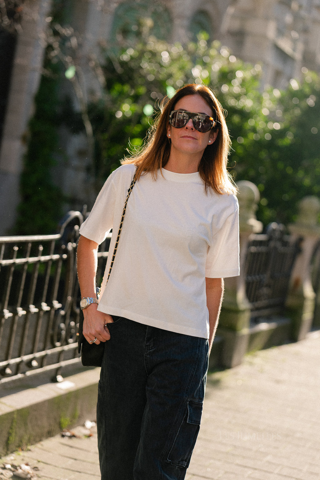 OBJGima SS T-shirt cloud dancer