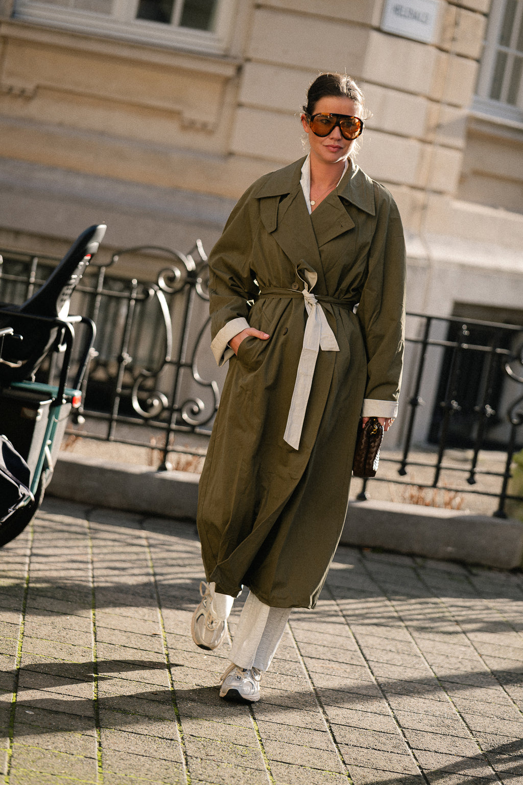 Lily trenchcoat kaki