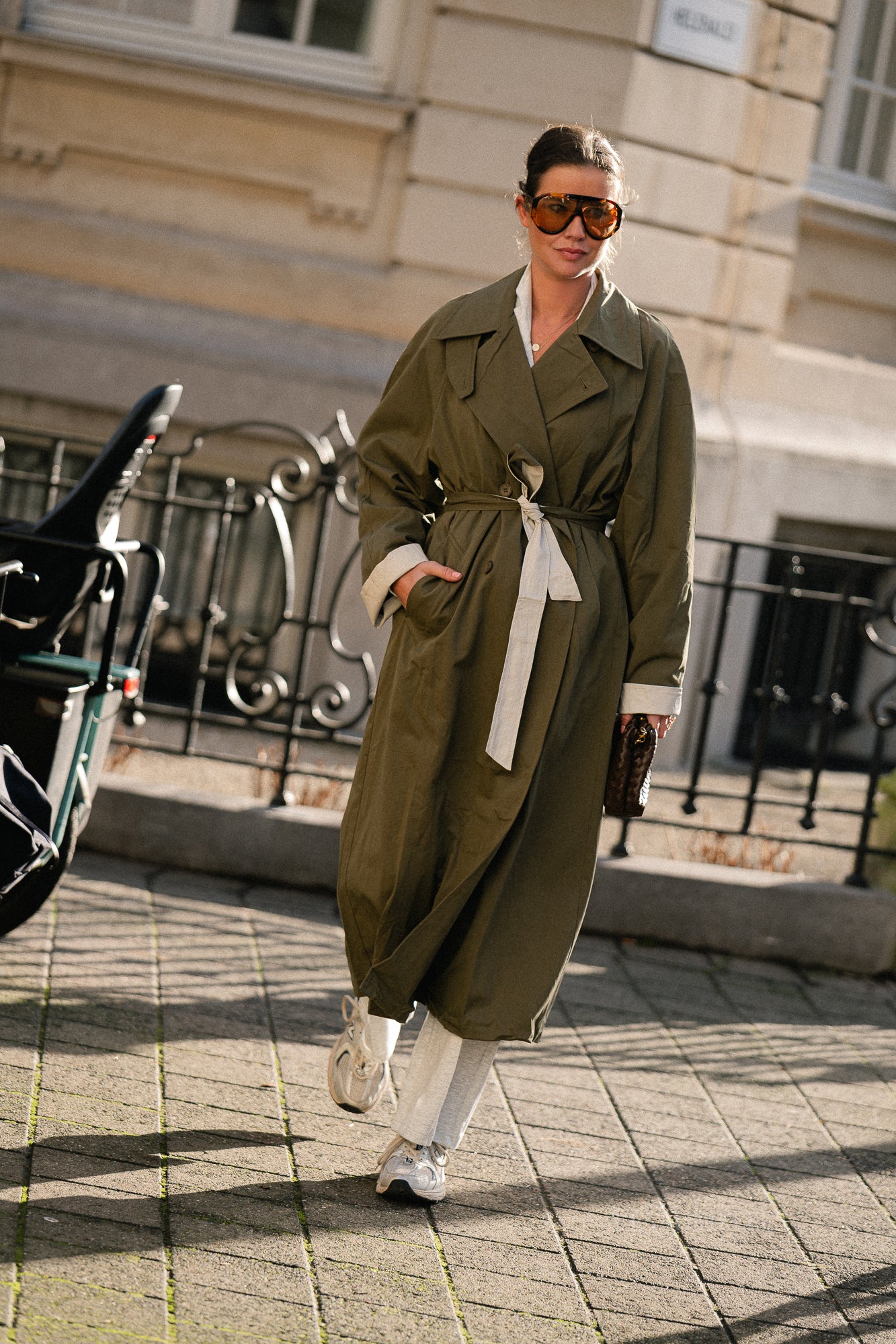 Lily trenchcoat kaki