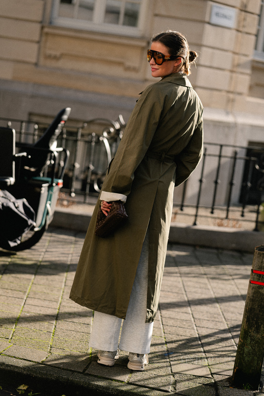 Lily trenchcoat kaki