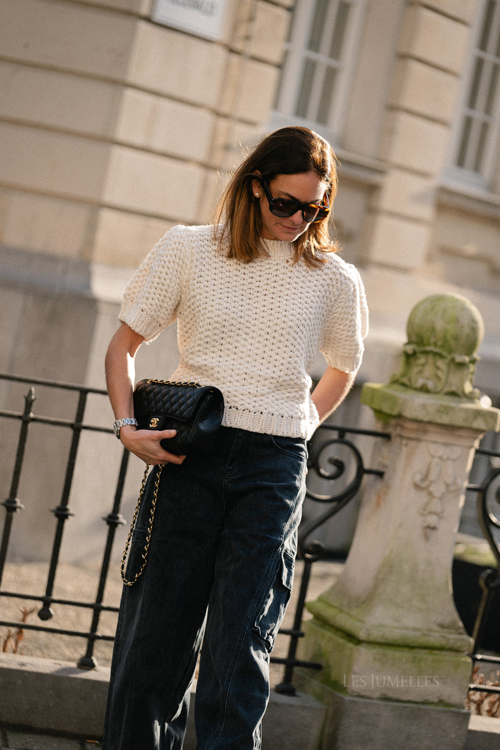 Pull Celeste SS tricoté écru