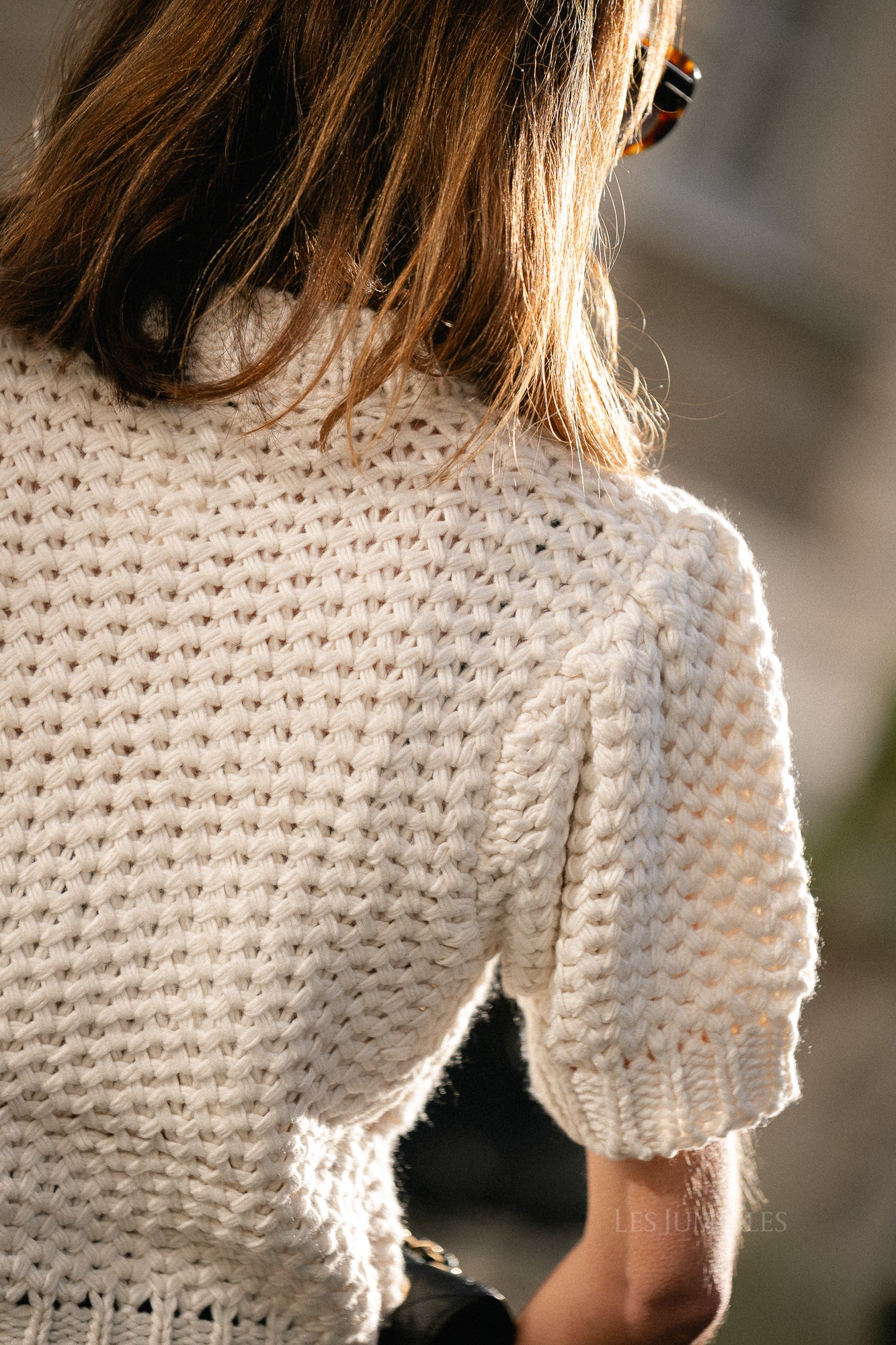 Pull Celeste SS tricoté écru