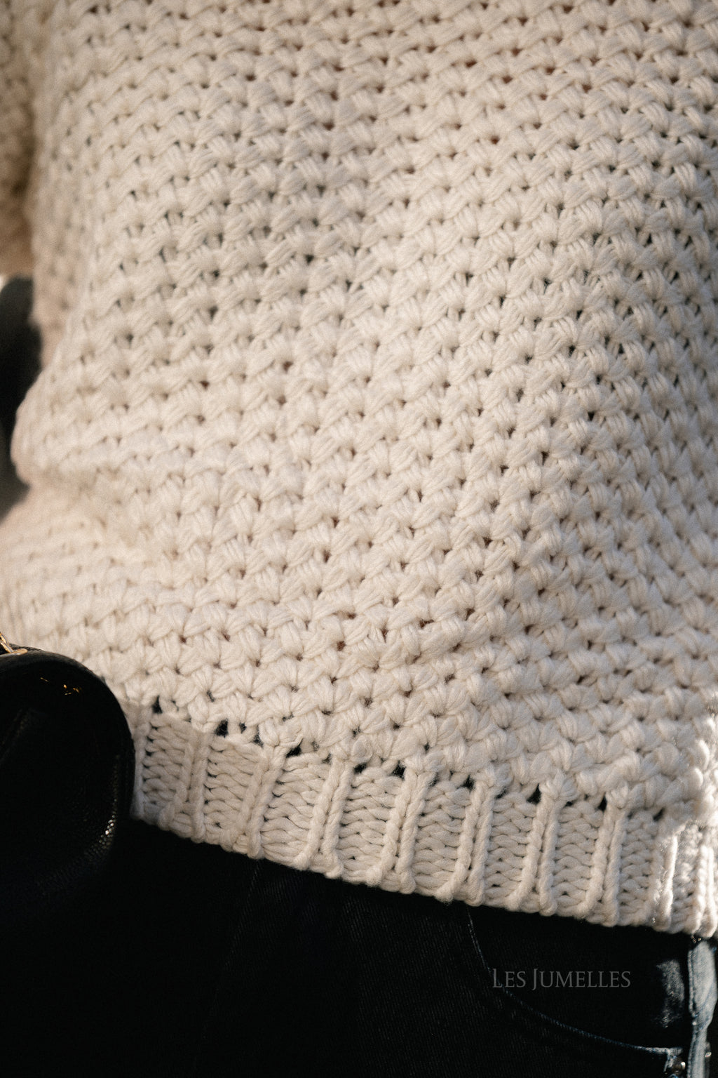 Pull Celeste SS tricoté écru