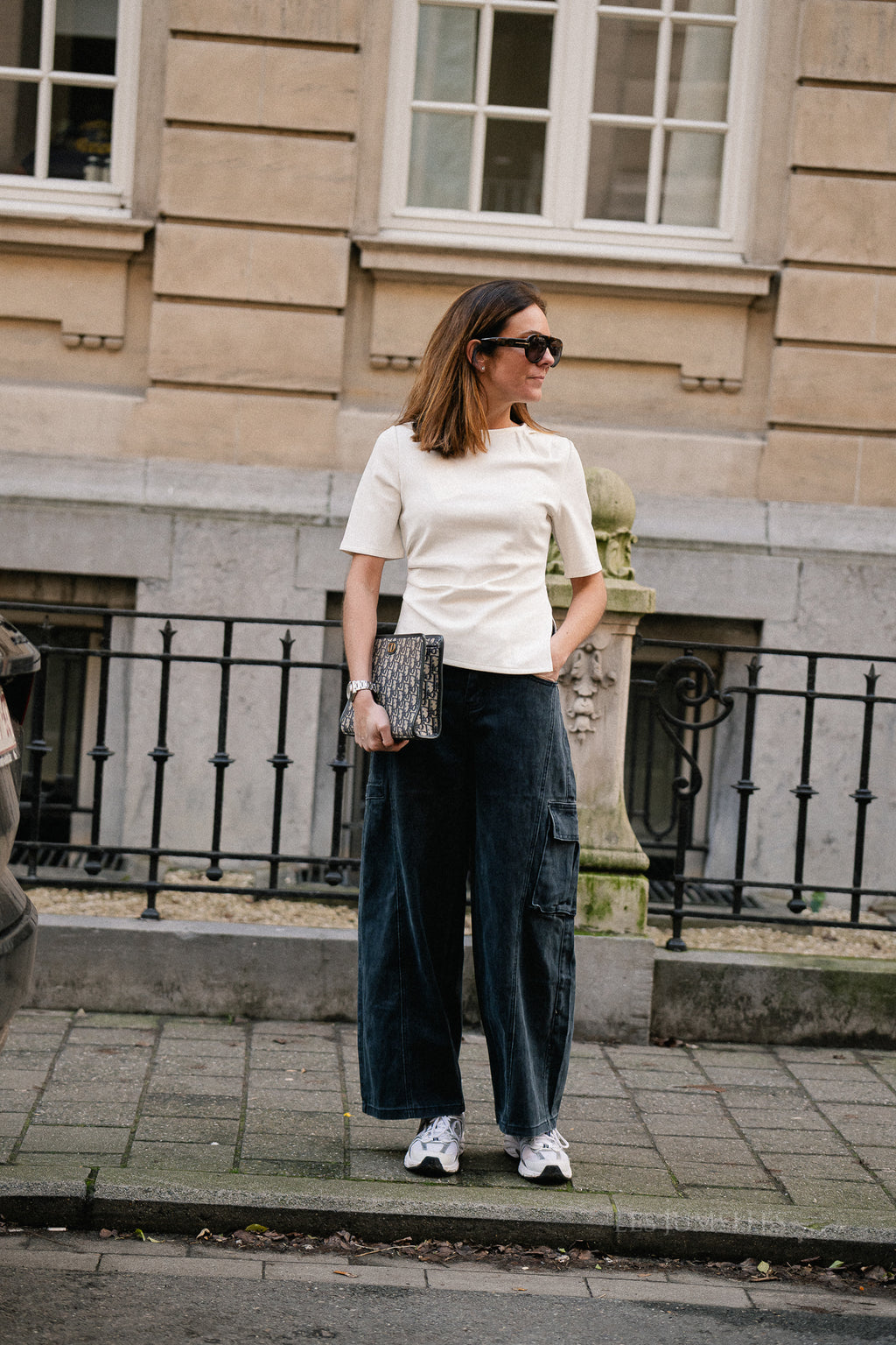 YASPina 2/4 tee star white