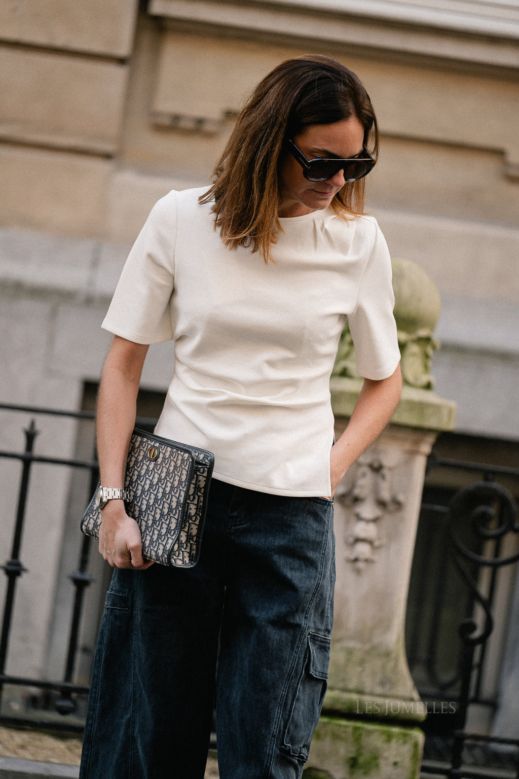 YASPina 2/4 tee star white