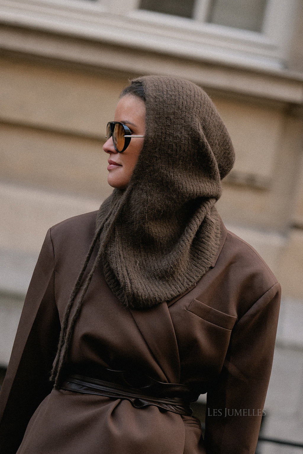 Marie balaclava hot chocolate