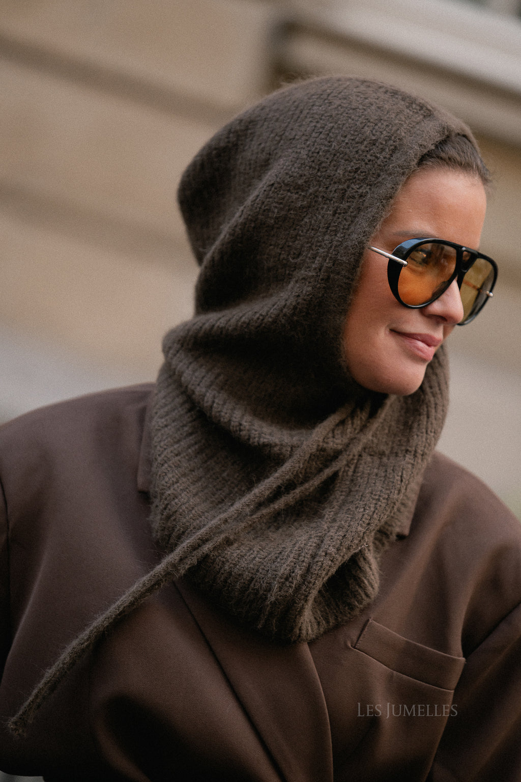 Marie balaclava hot chocolate