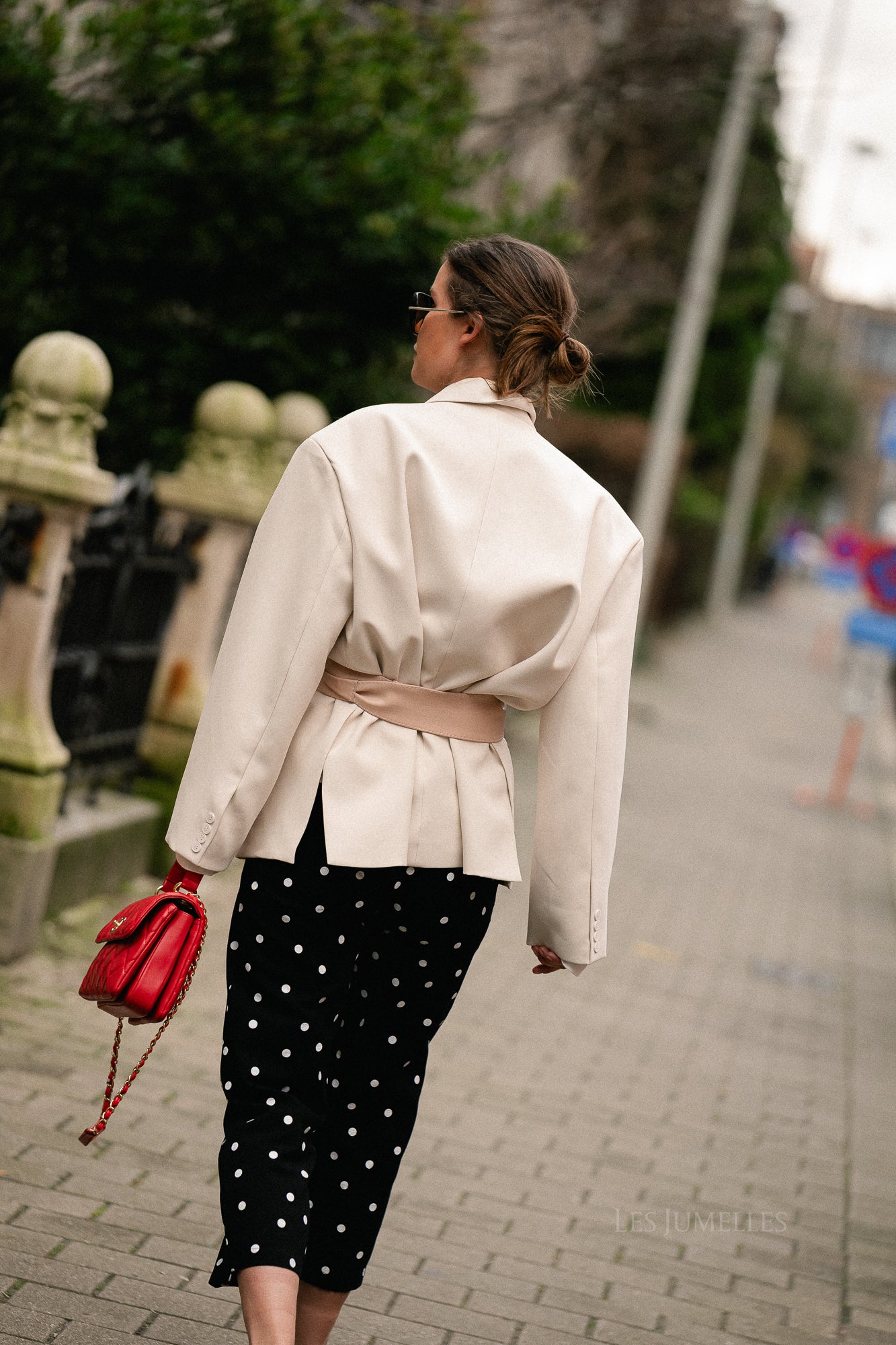 Chloe oversized blazer eggshell