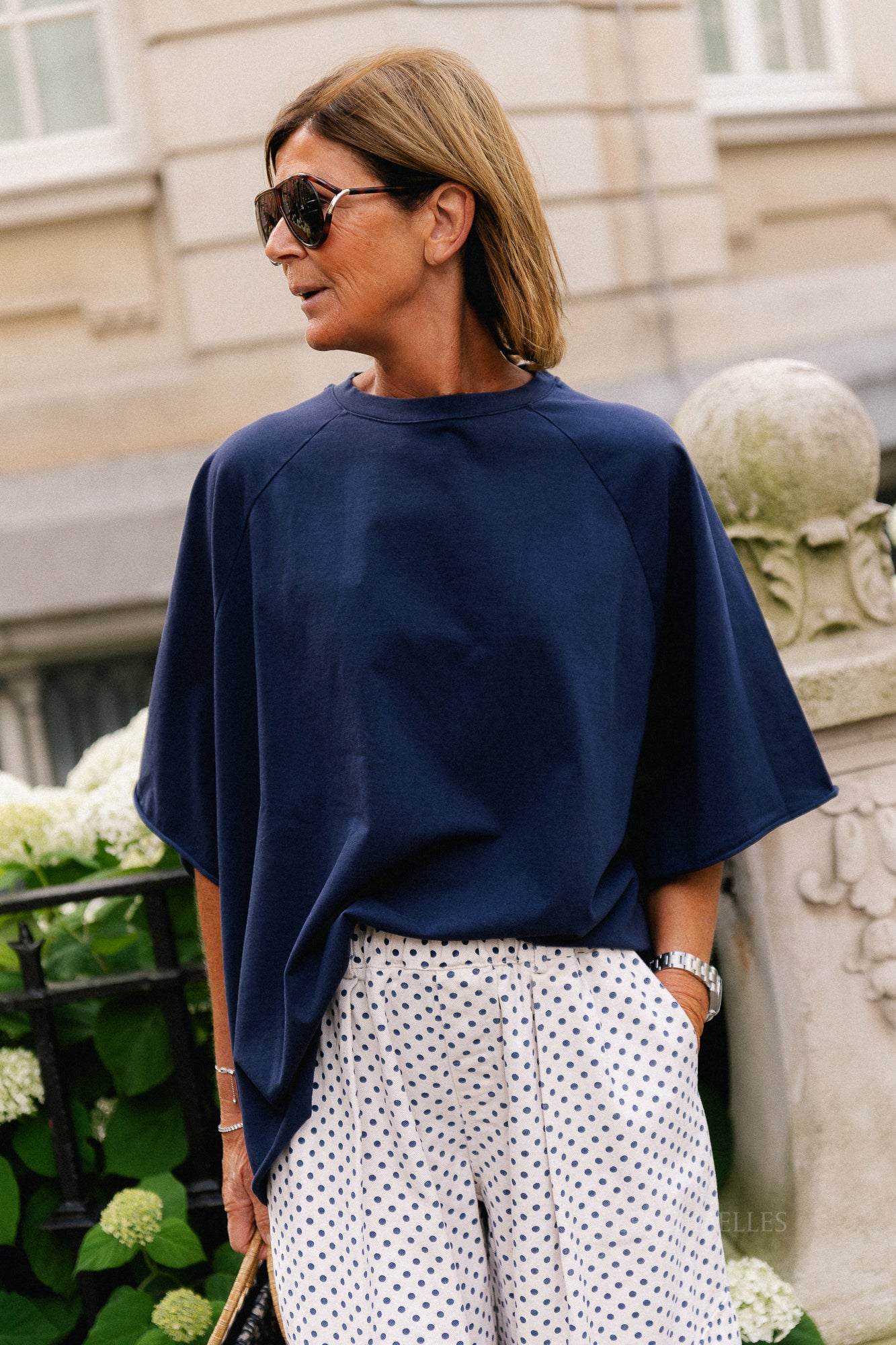Jeanne T-shirt navy