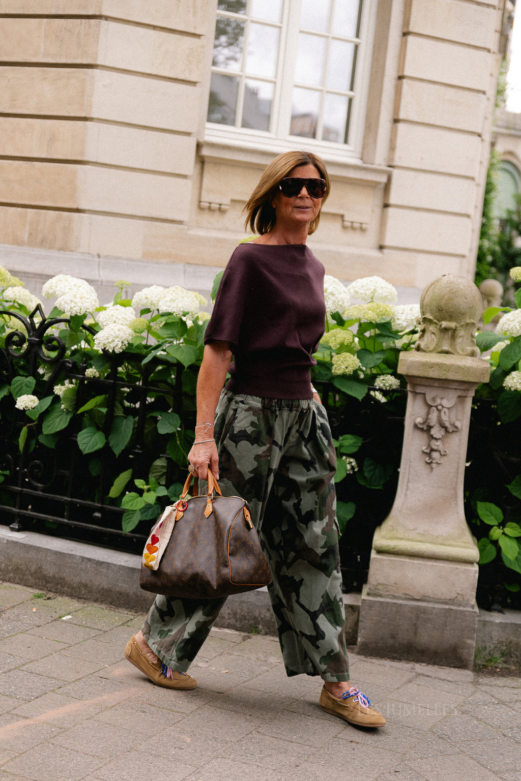 Emily camouflage cargo jeans