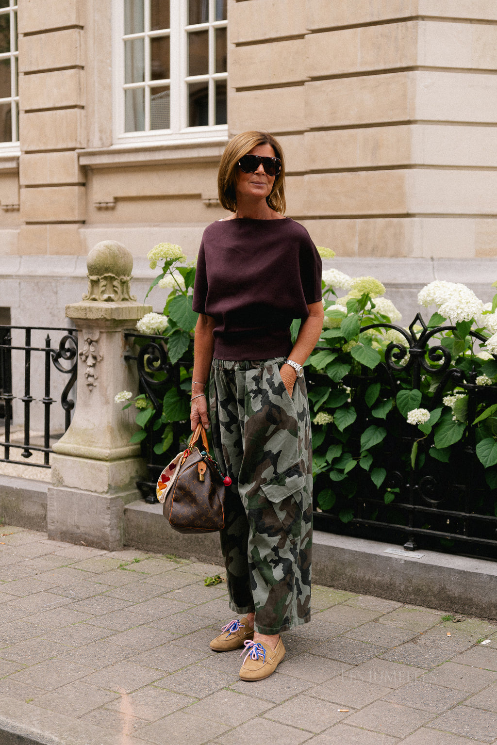 Lucia top aubergine