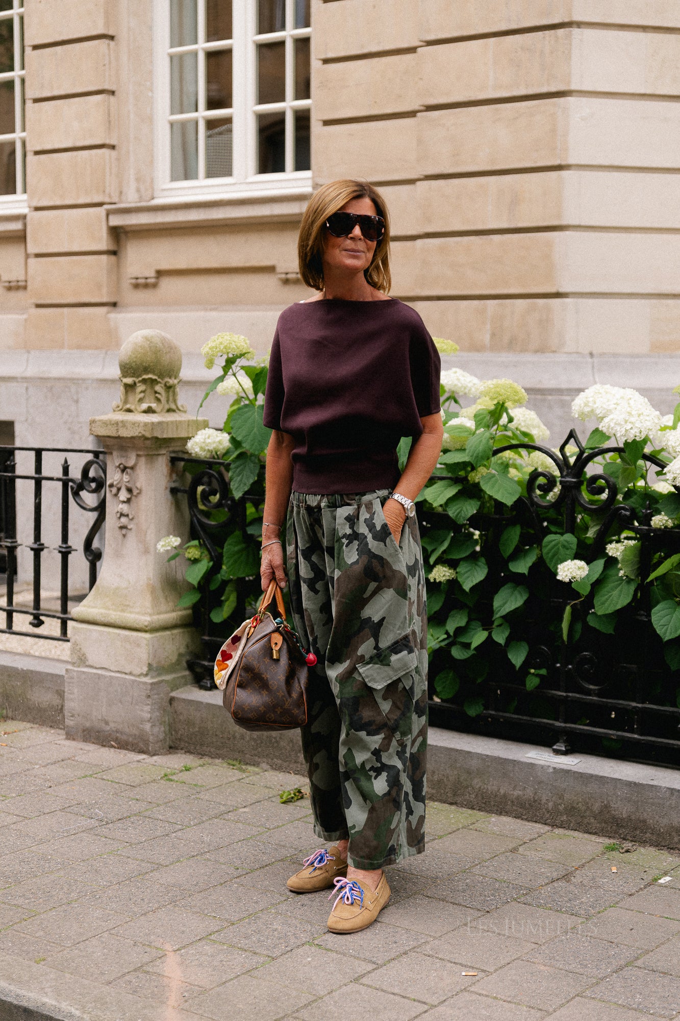 Emily camouflage cargo jeans