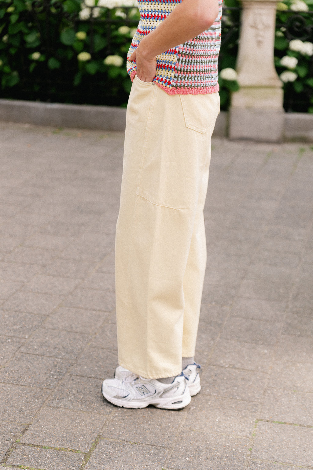 Laurie barrel fit jeans butter yellow