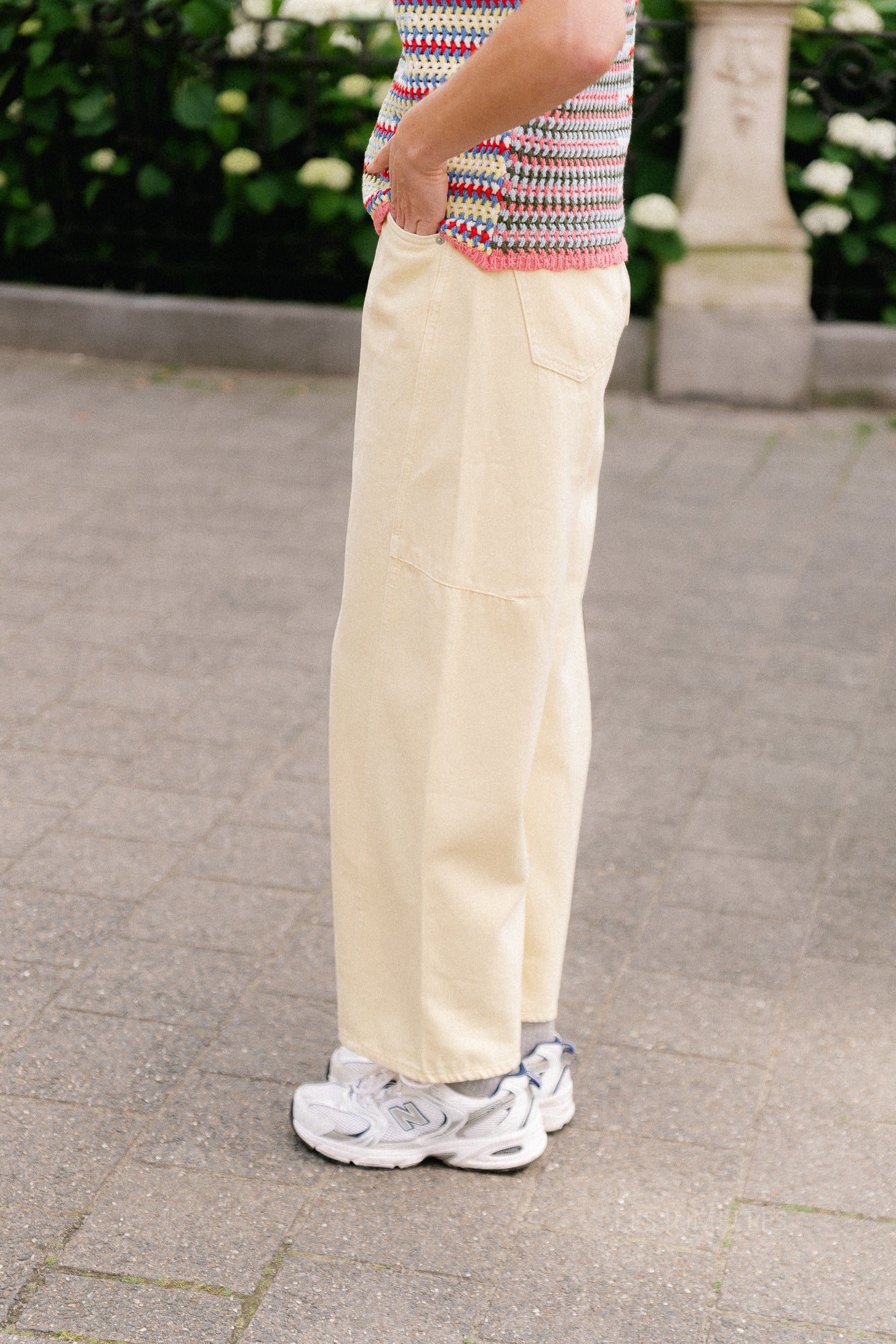 Laurie barrel fit jeans butter yellow