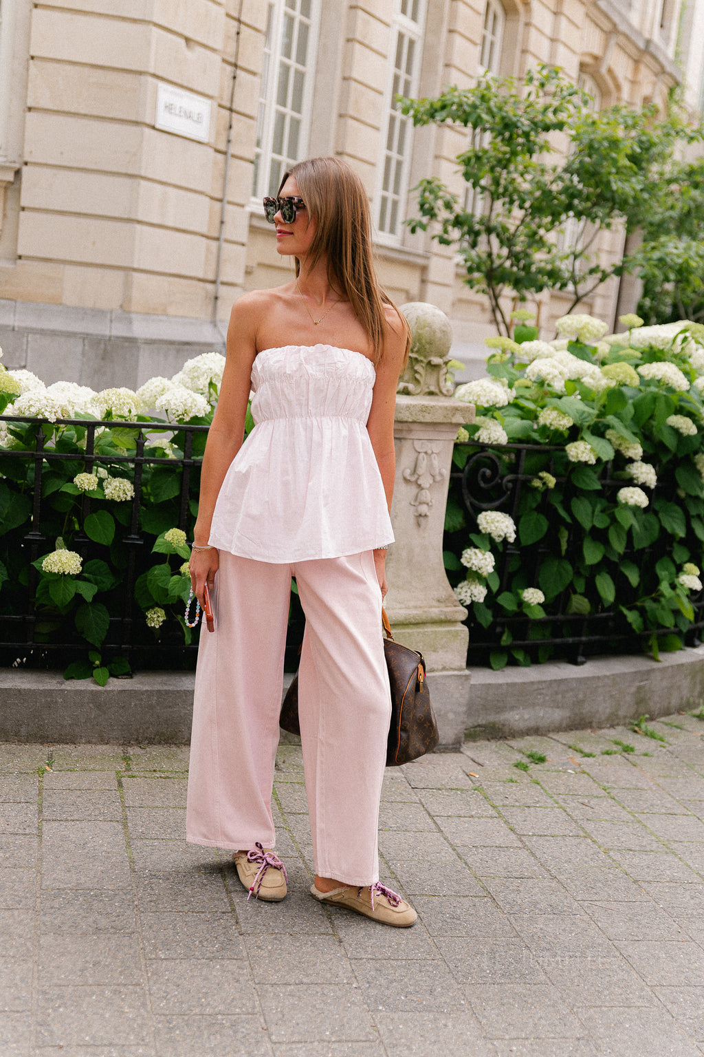 Laurie barrel fit jeans pink