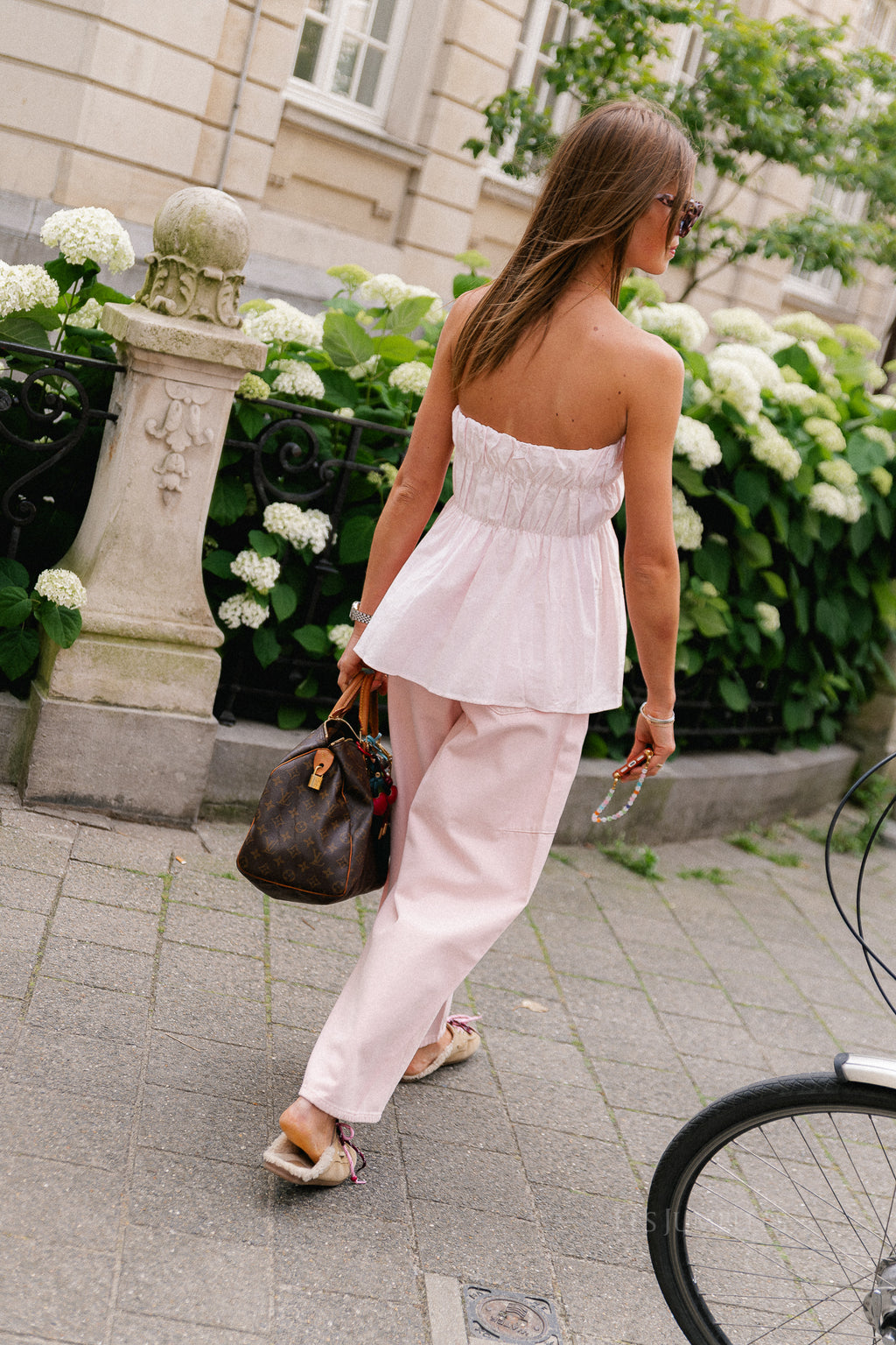 Laurie barrel fit jeans pink