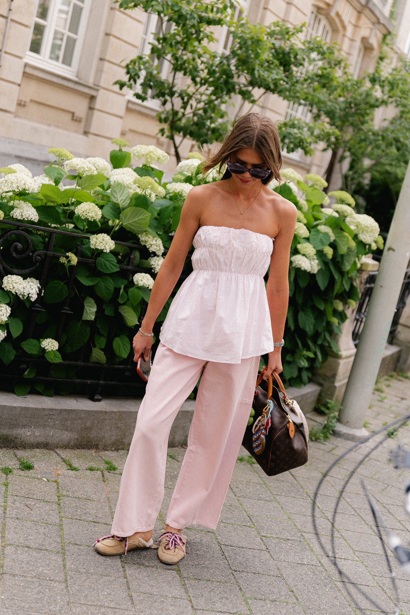 Yulia bandeau top soft pink – Les Jumelles