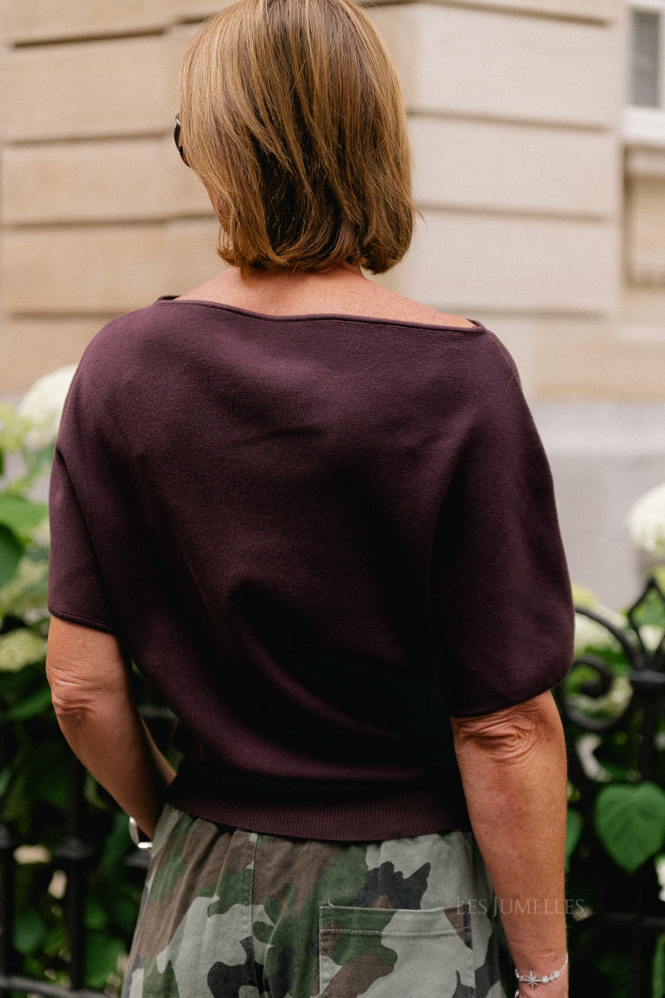 Lucia top aubergine