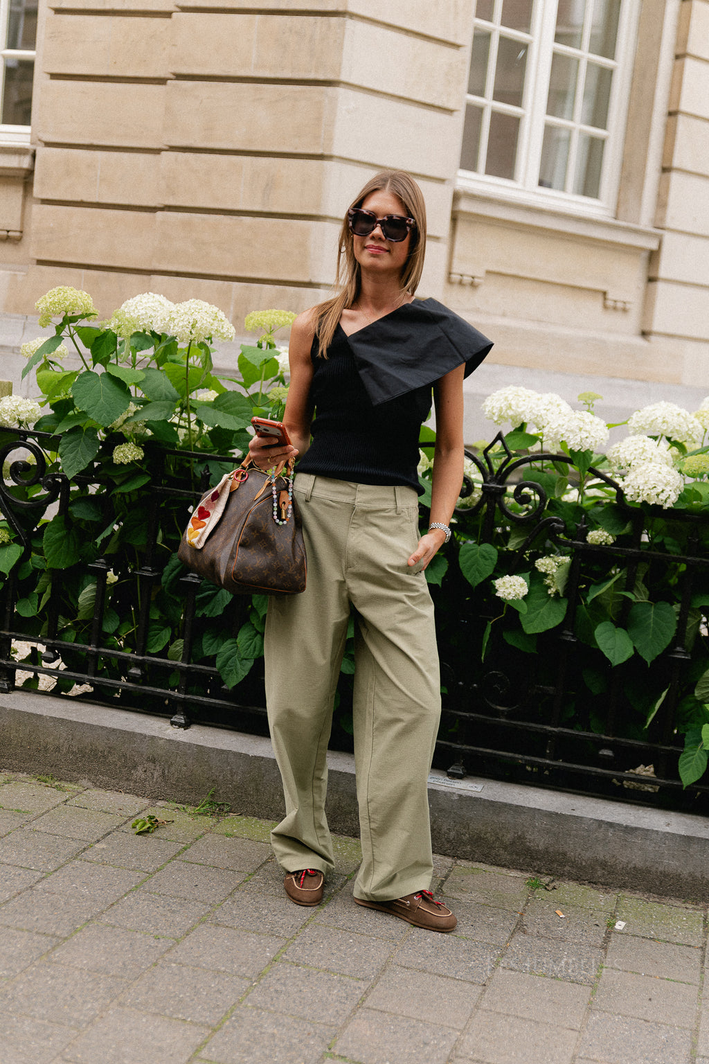OBJBetzy SS knit top black