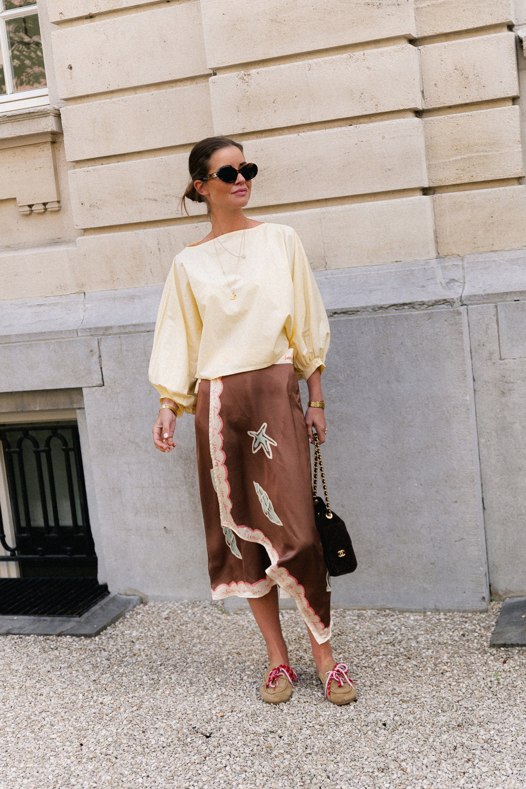 Capucine blouse pastel yellow