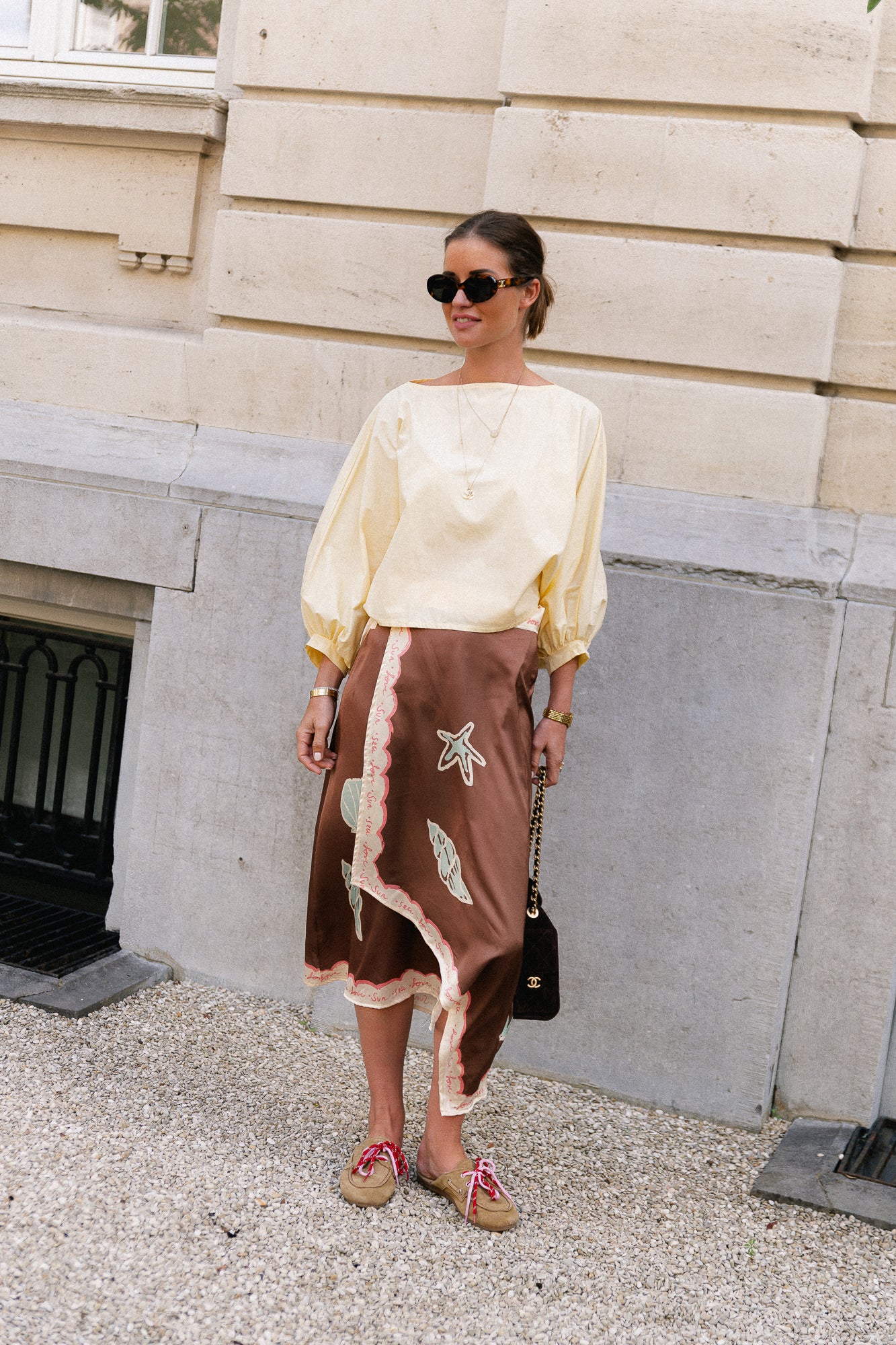 Capucine blouse pastel yellow