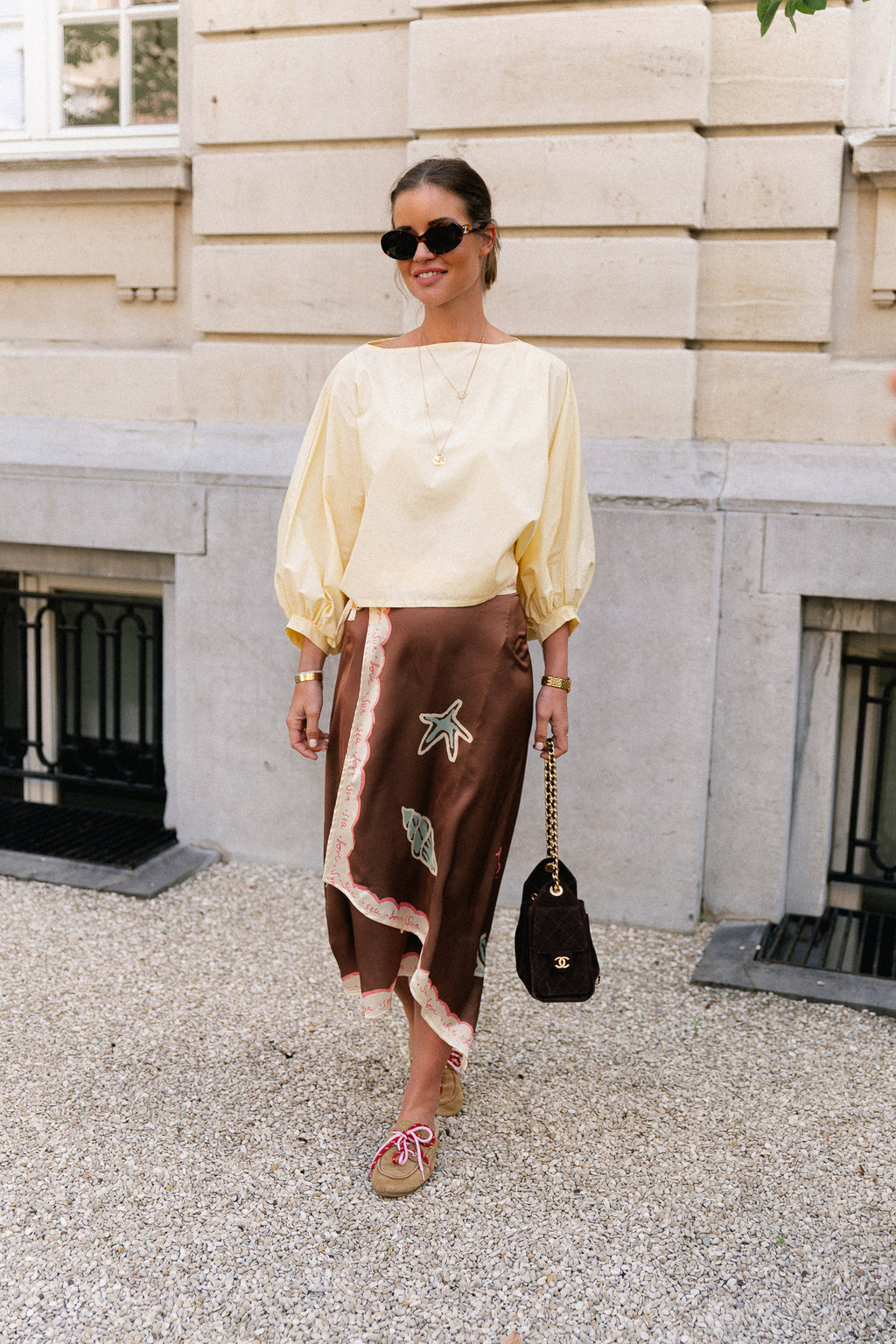 Capucine blouse pastel yellow