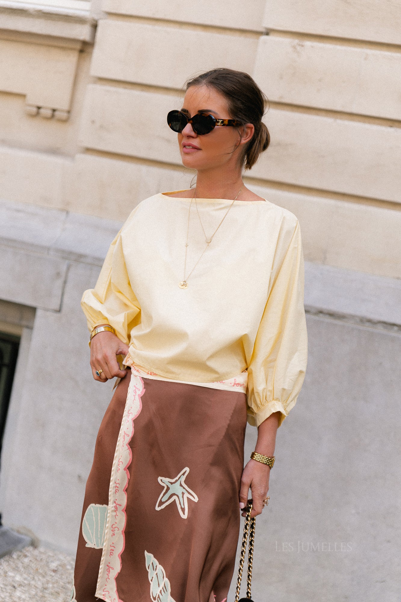 Capucine blouse pastel yellow