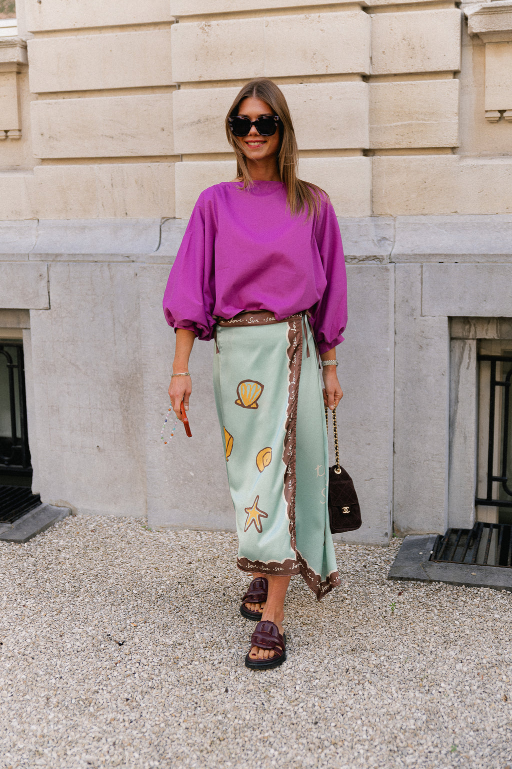 Sun - sea - love pareo skirt blue turquoise