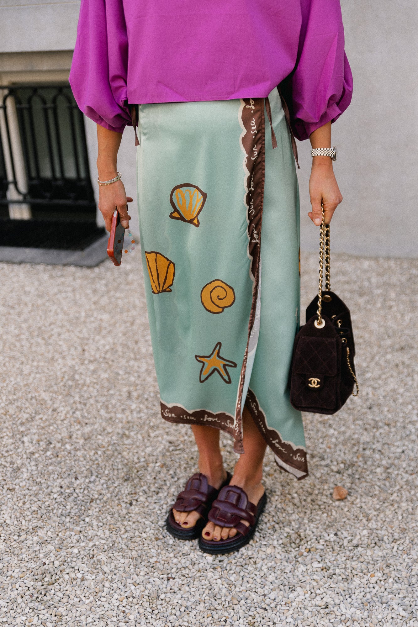 Sun - sea - love pareo skirt blue turquoise