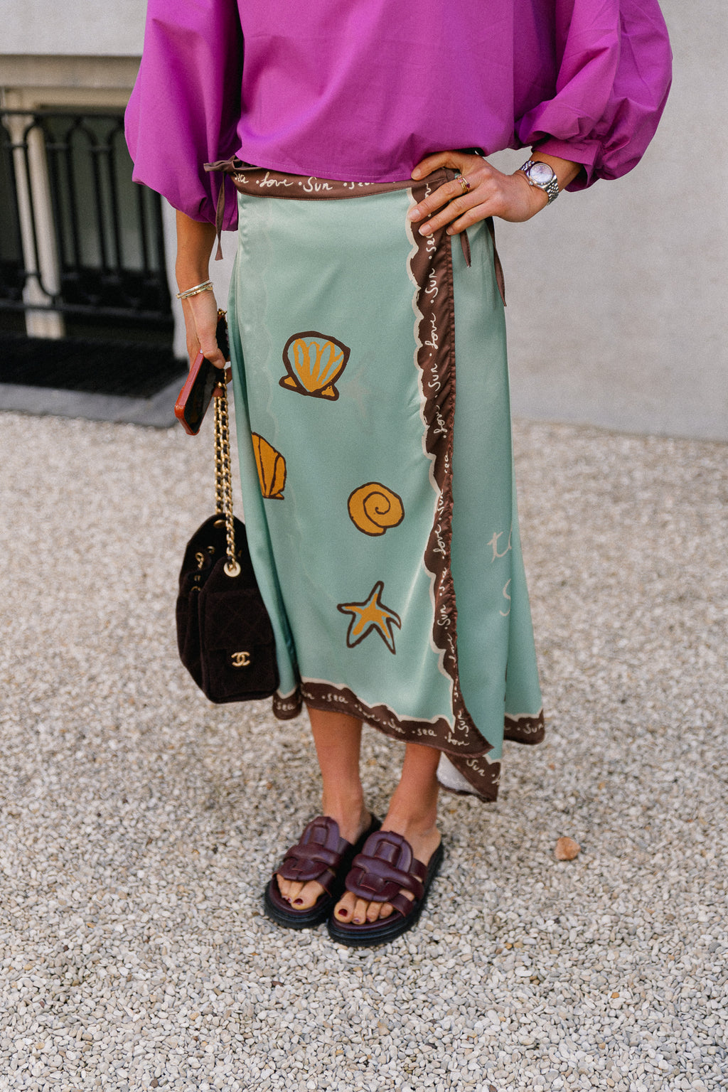 Sun - sea - love pareo skirt blue turquoise
