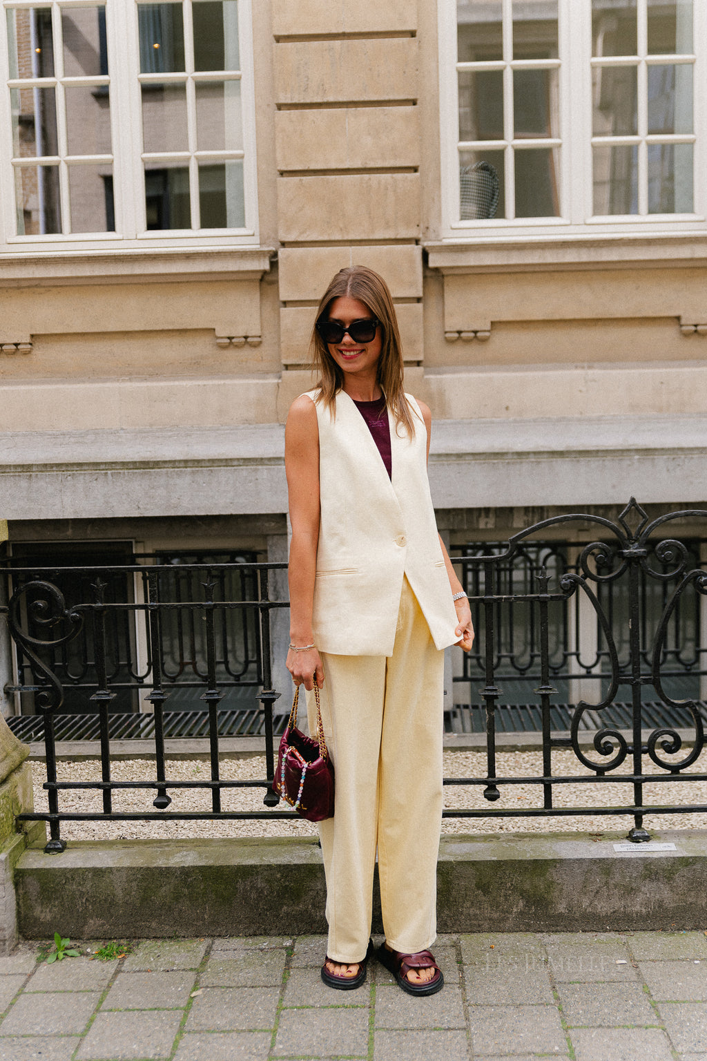 Willow vest double cream