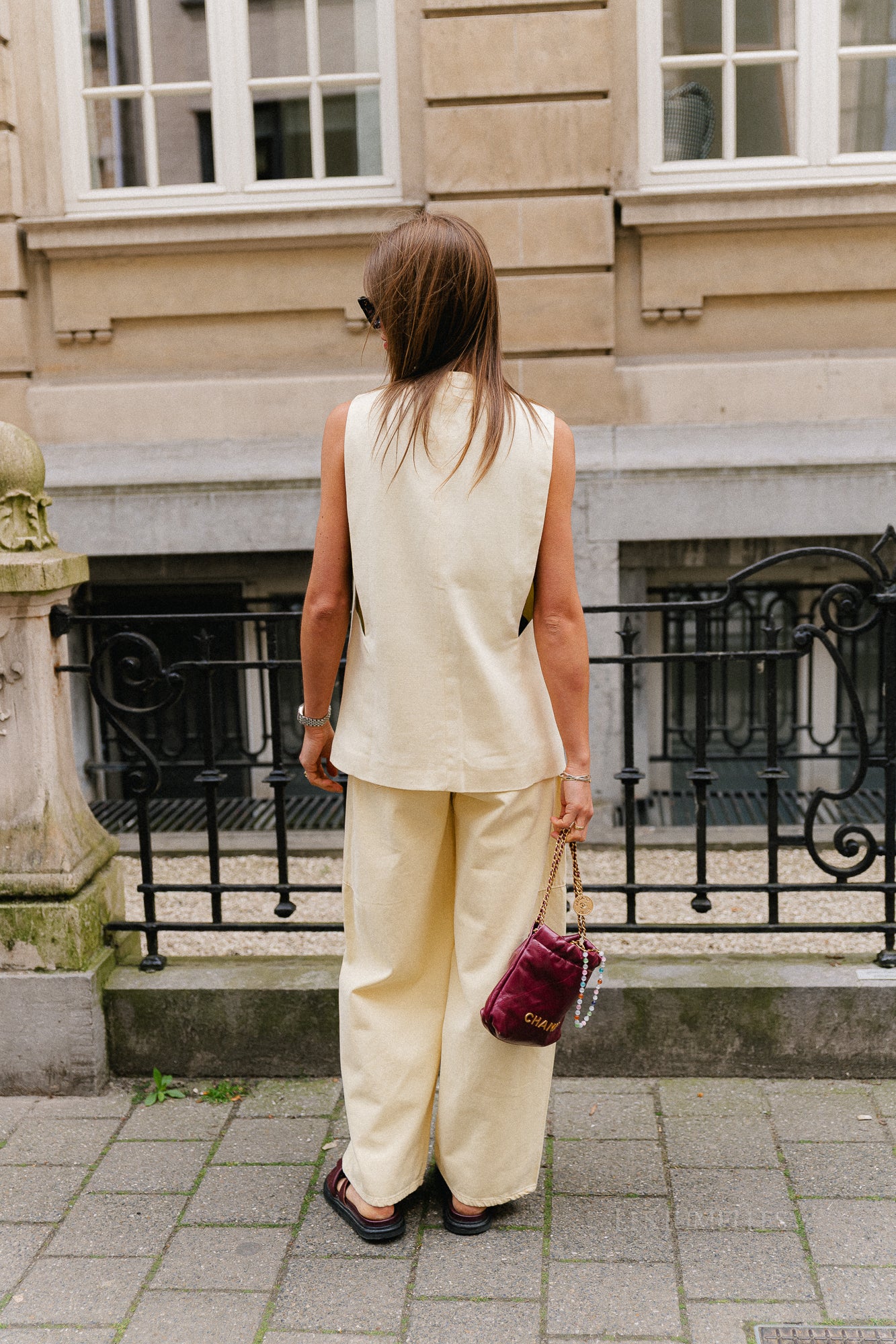 Willow vest double cream