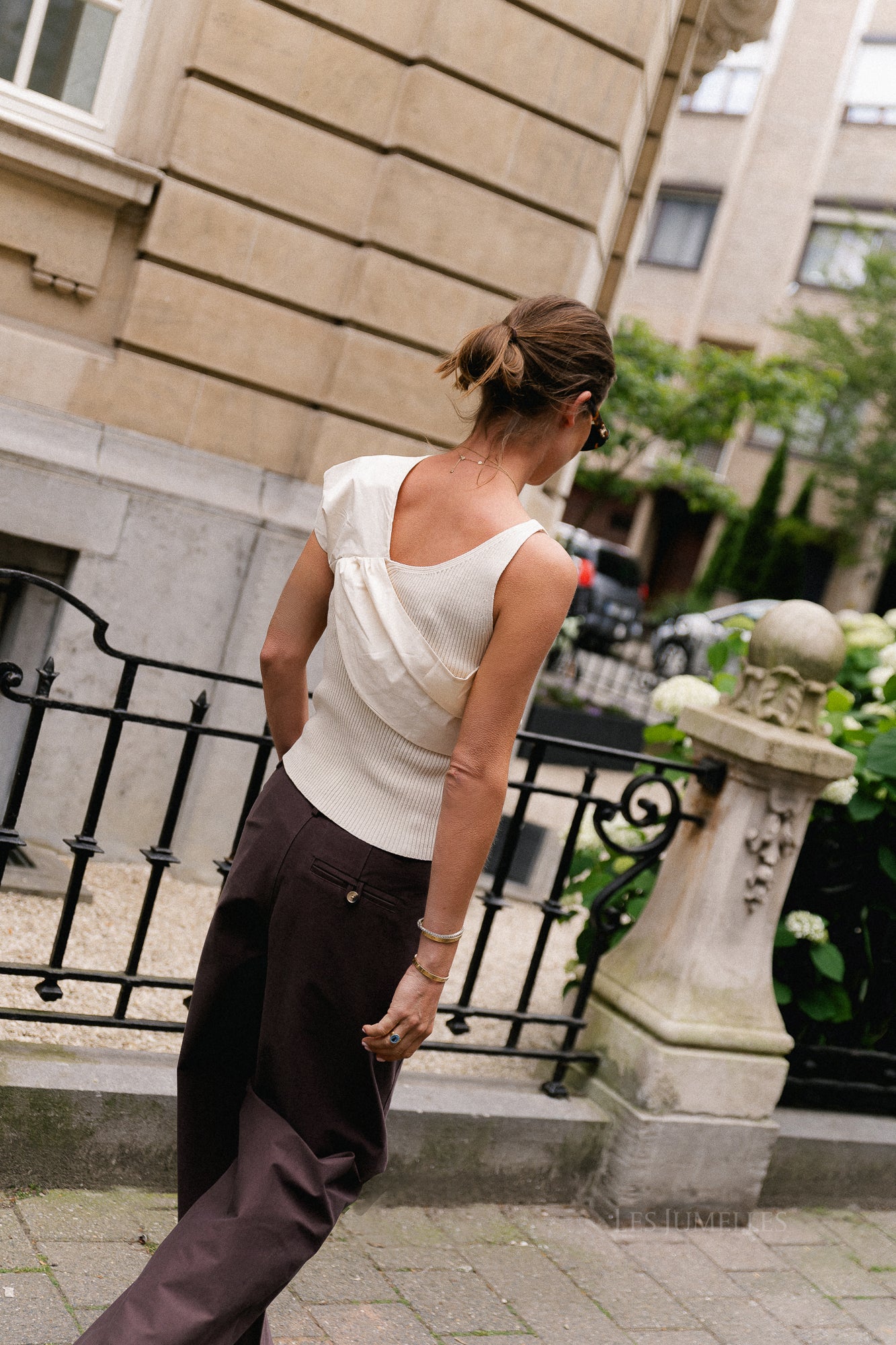 OBJBetzy SS knit top birch