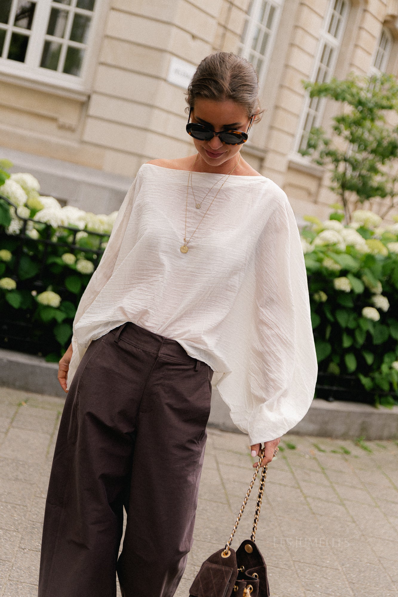 Ariel cotton blouse ecru