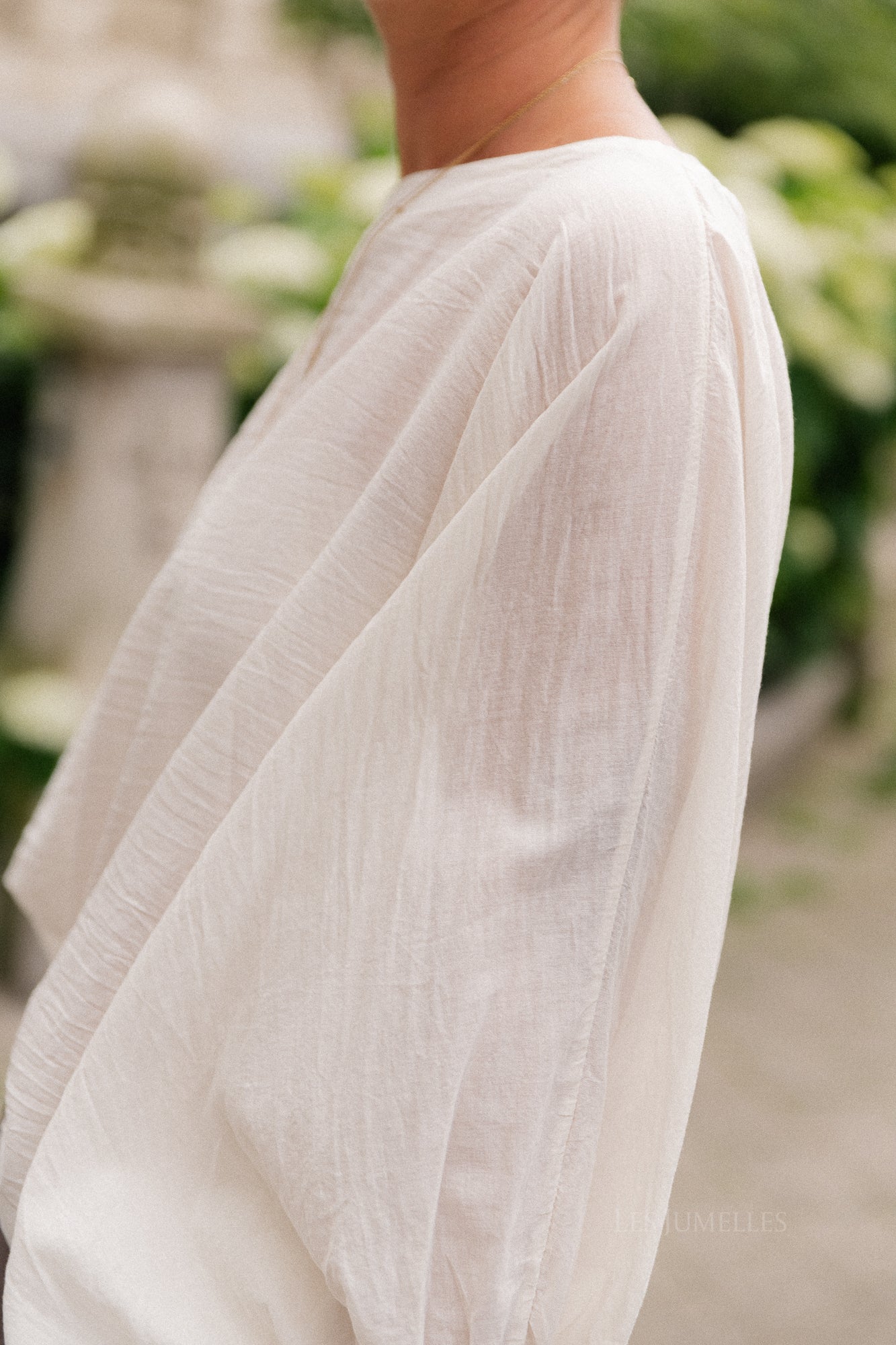Ariel cotton blouse ecru