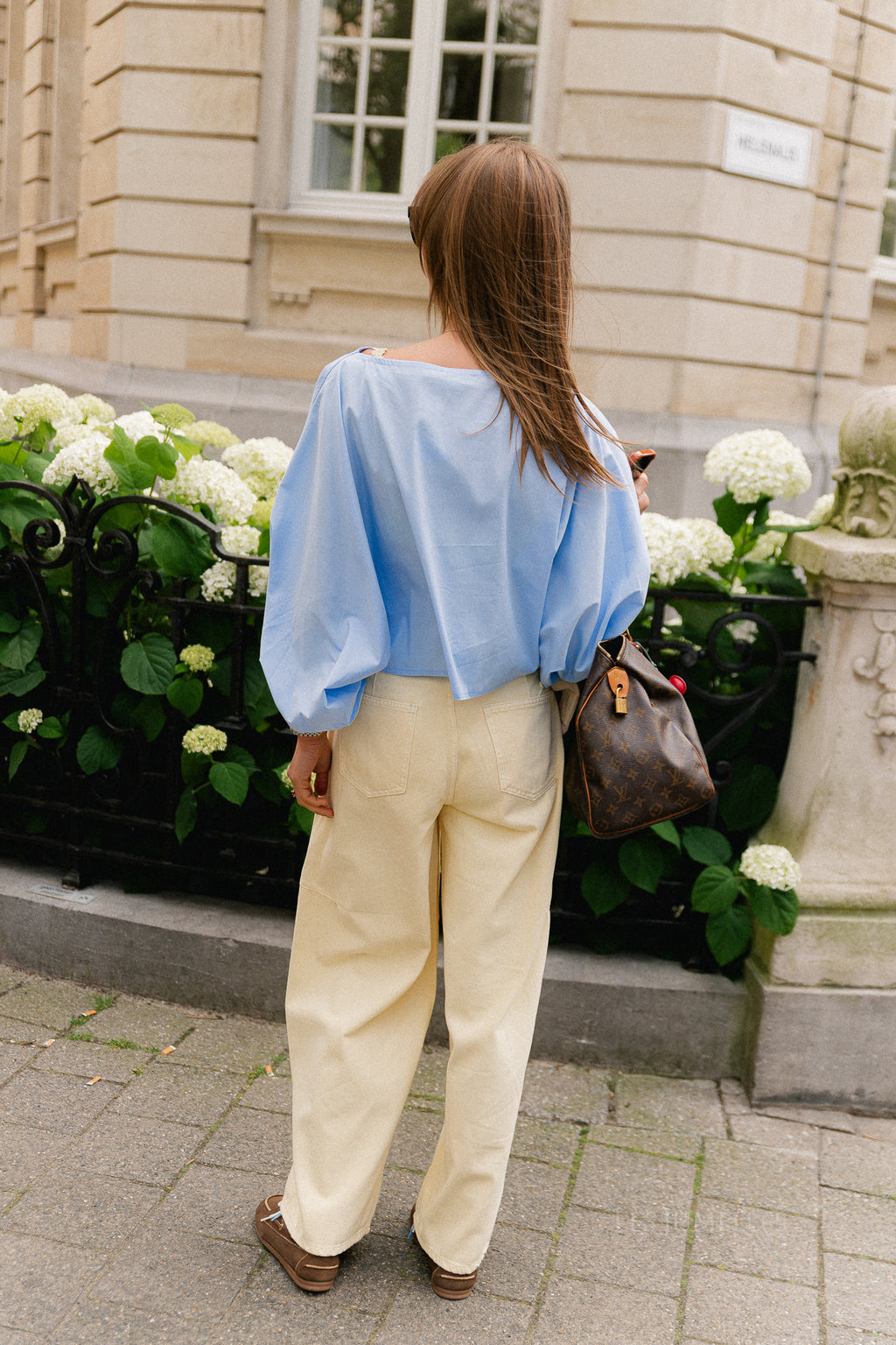Capucine blouse sky blue