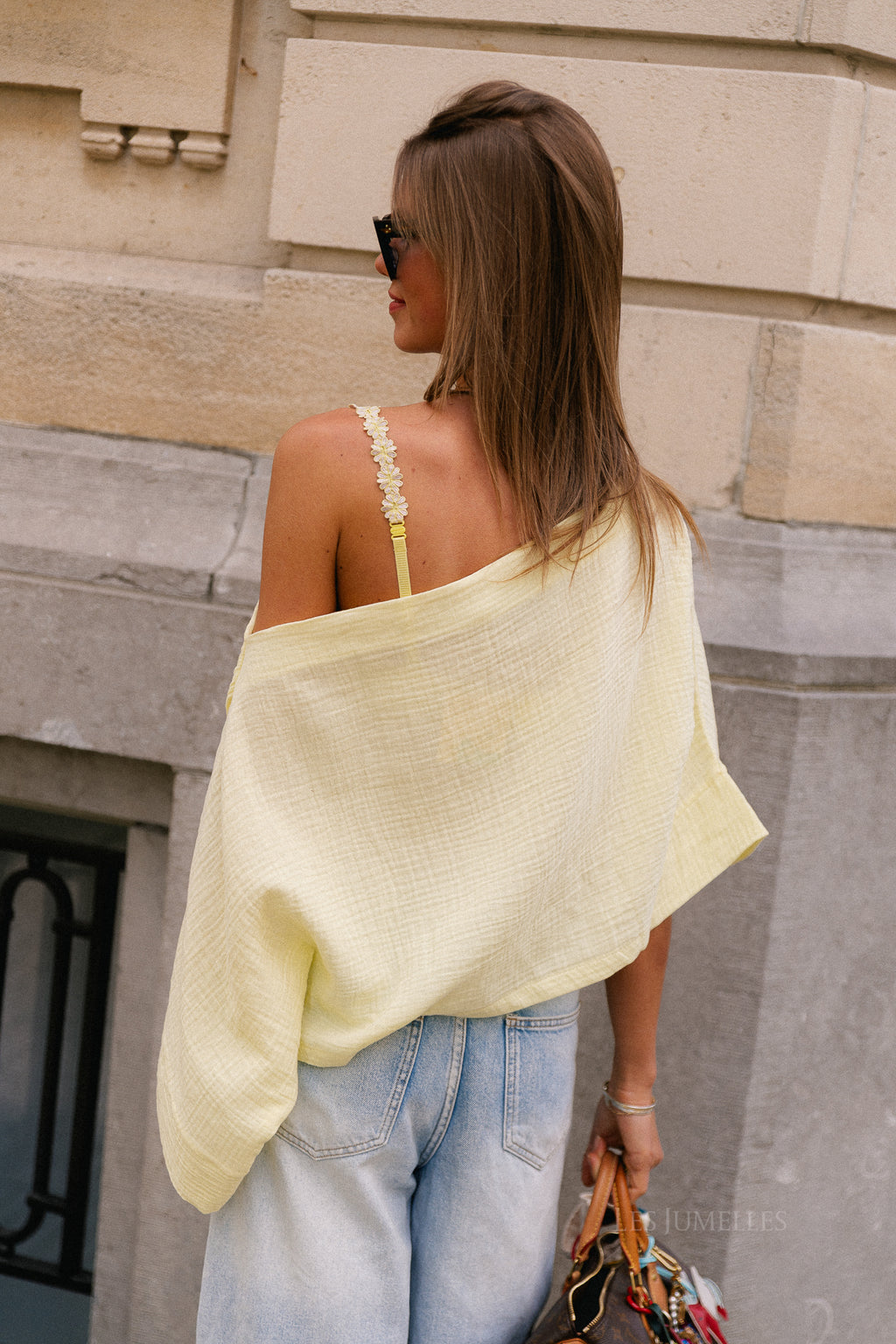 Maelys off shoulder blouse yellow