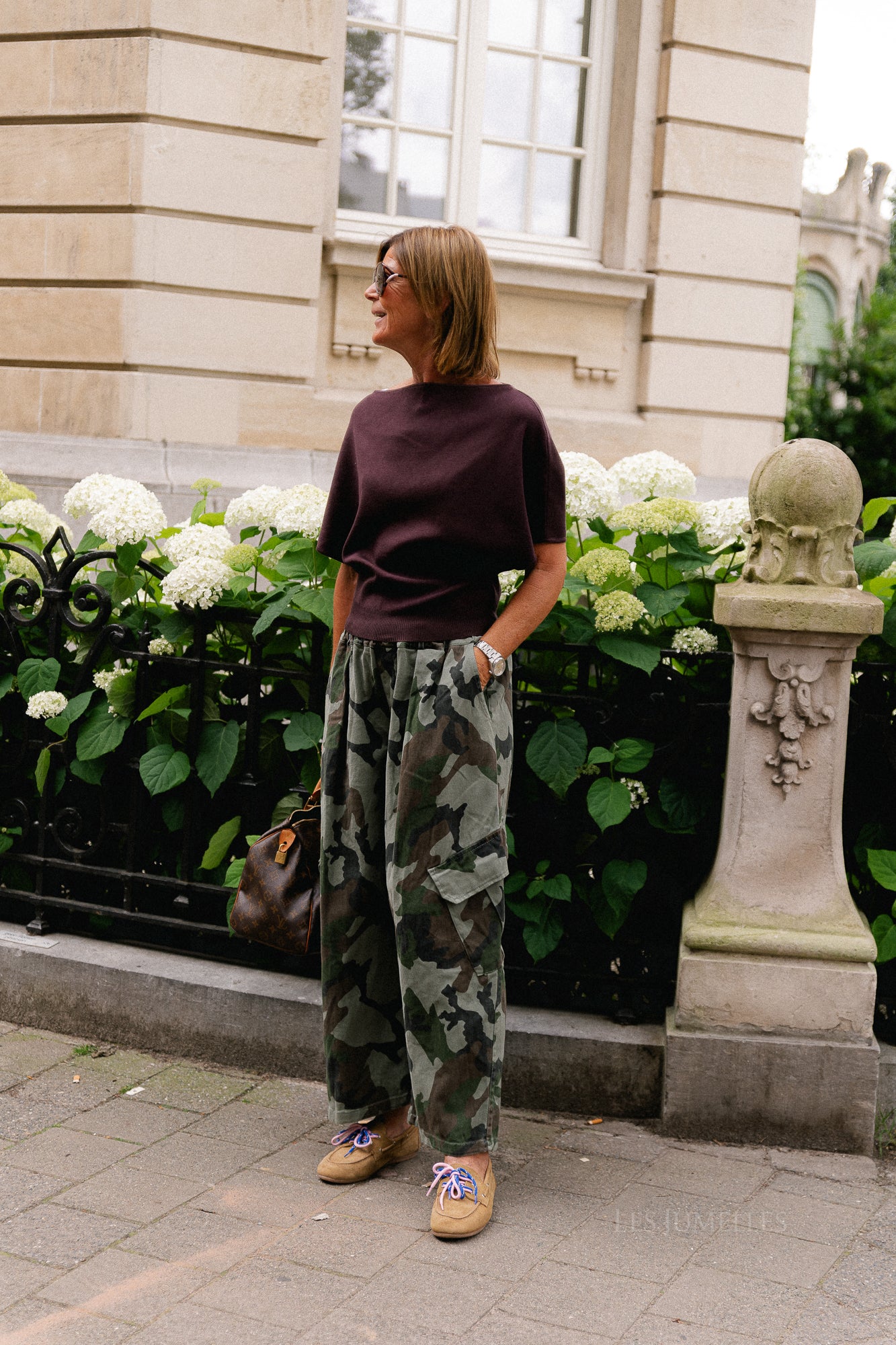 Lucia top aubergine