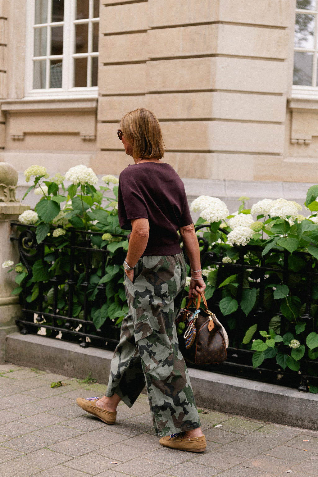Emily camouflage cargo jeans