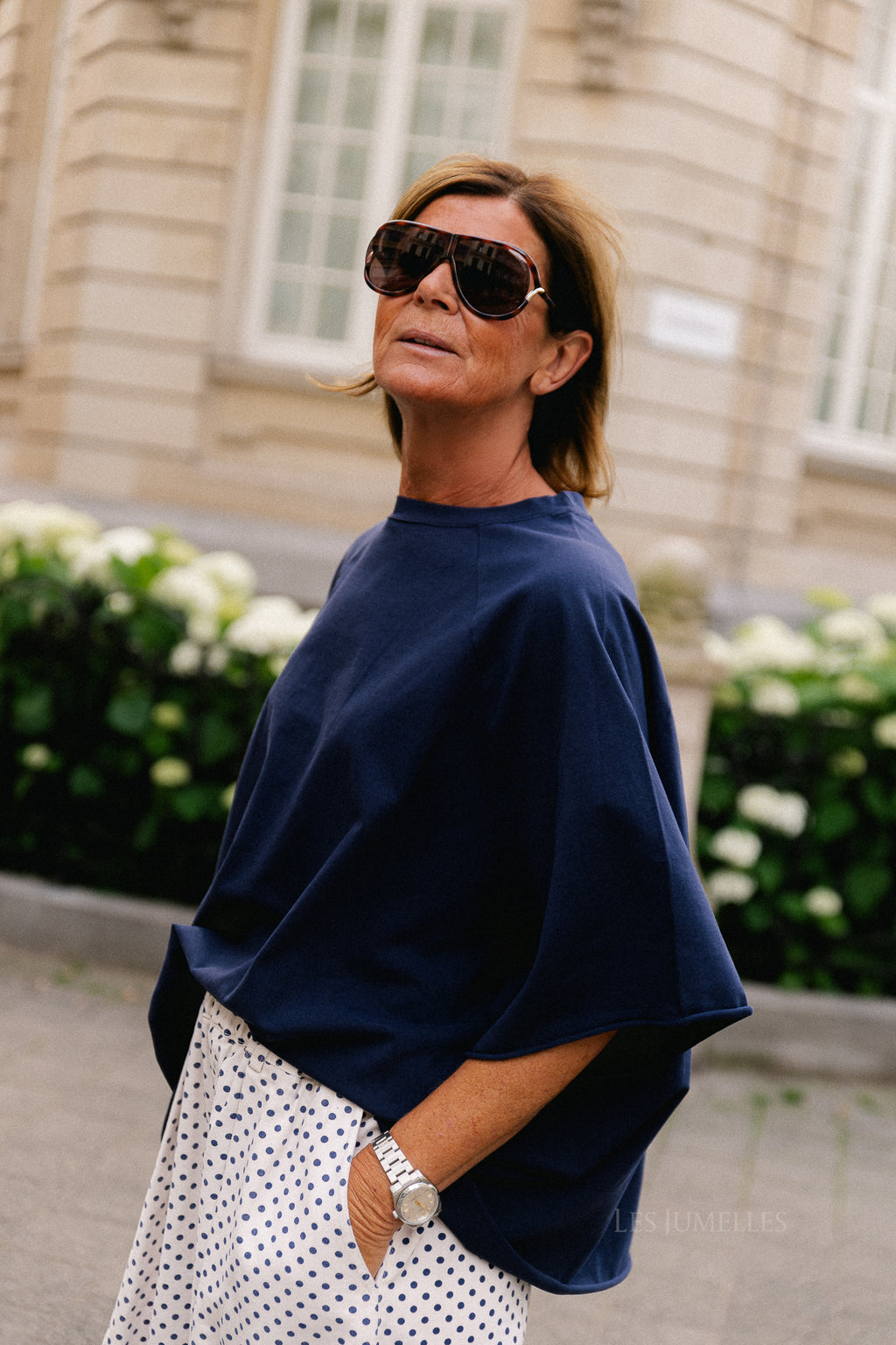 Jeanne T-shirt navy
