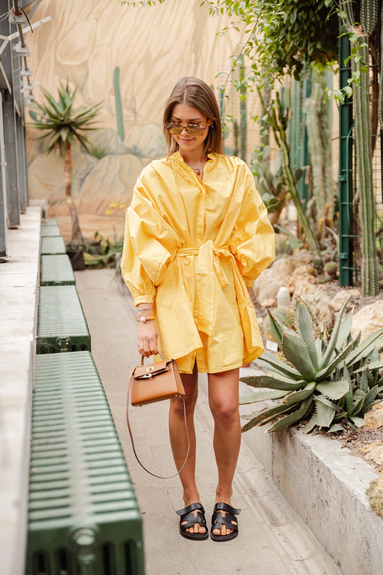 Gigi short dress yellow
