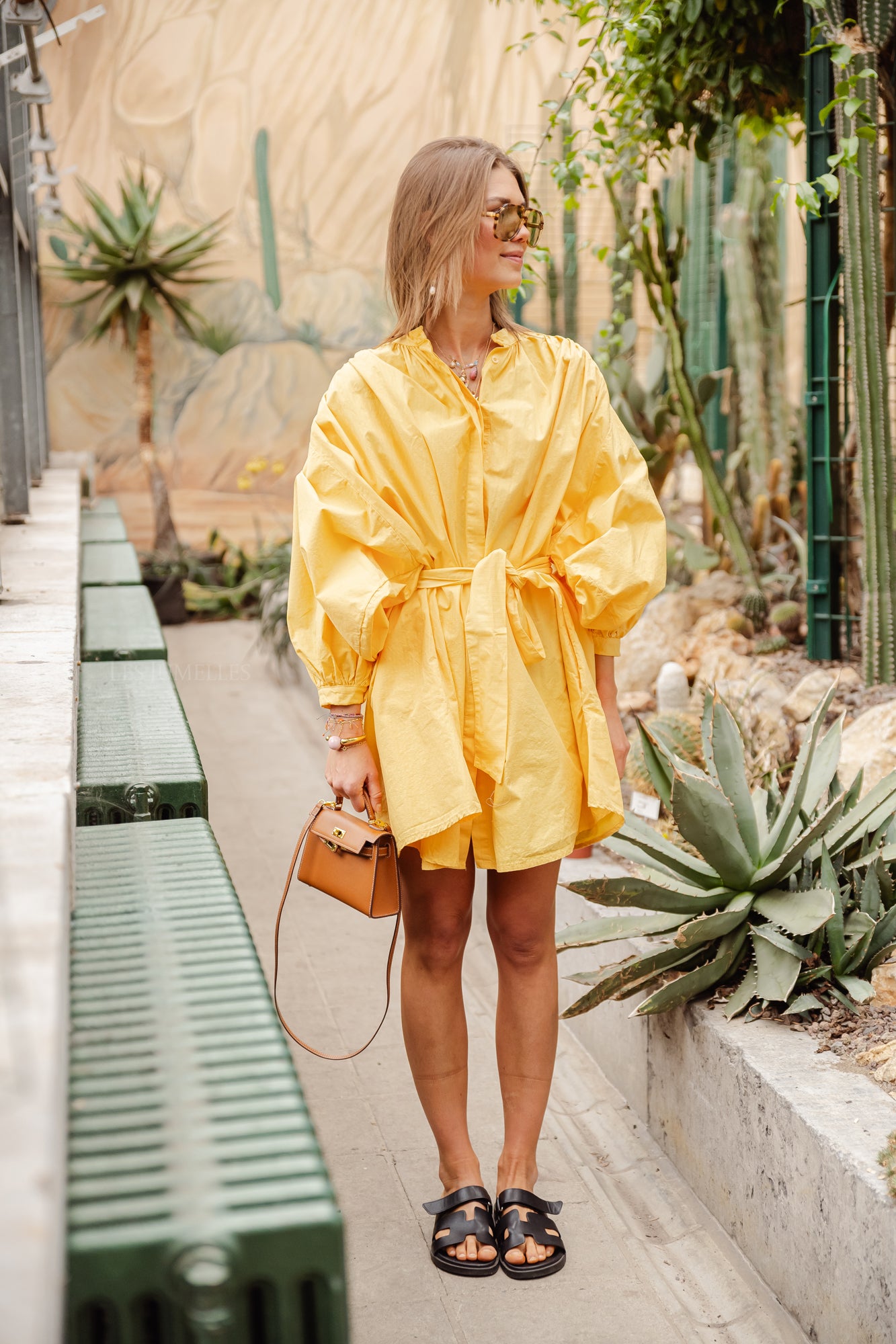 Gigi short dress yellow