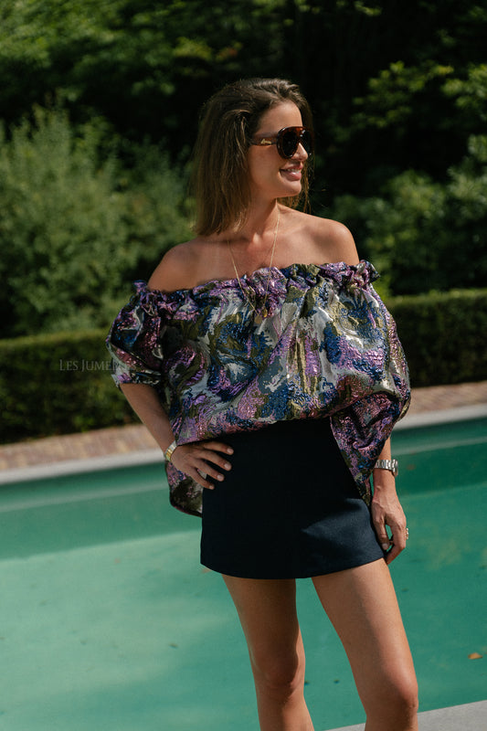 Les Jumelles Chloe skort midnight blue