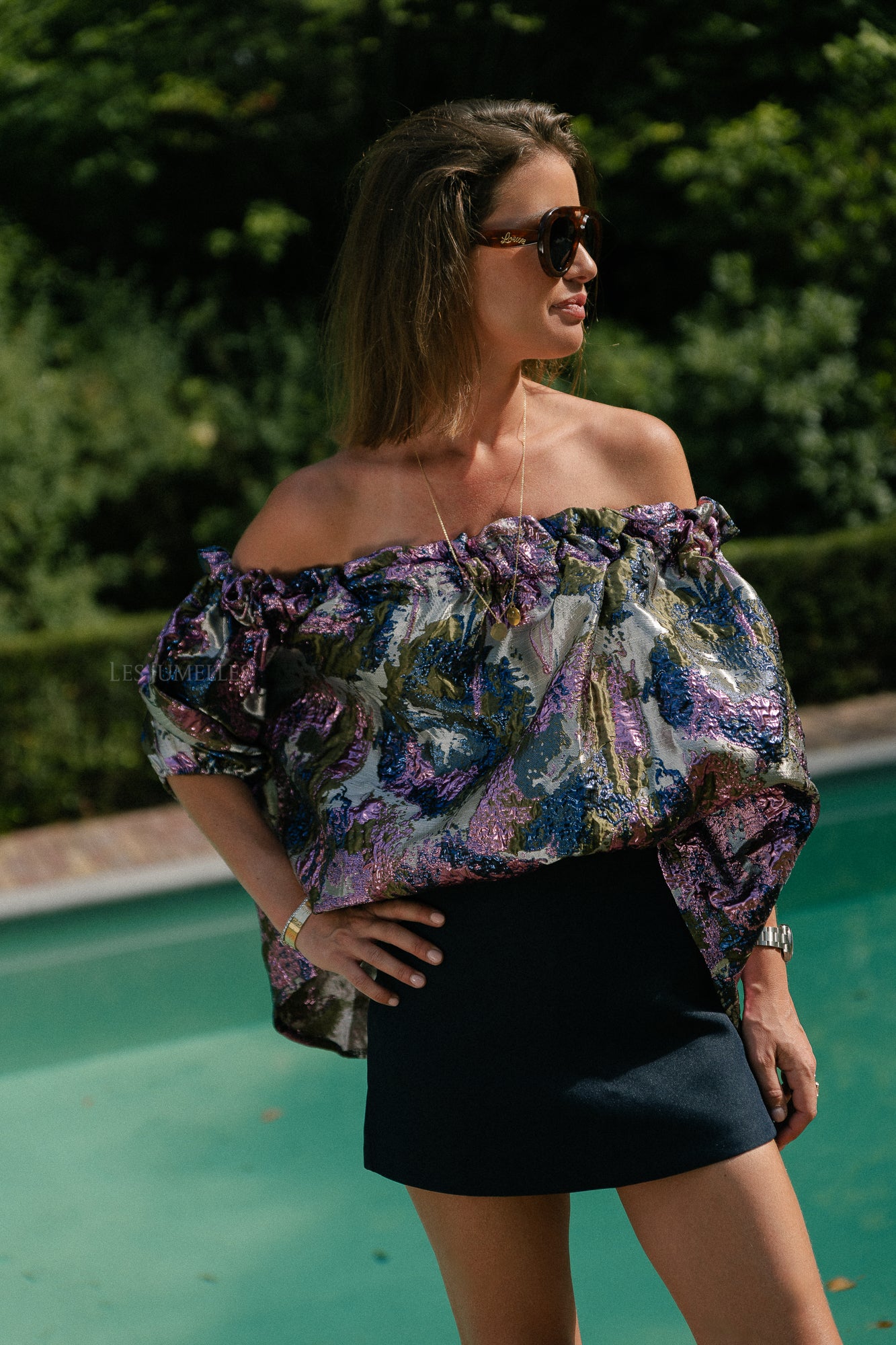 Chloe skort midnight blue