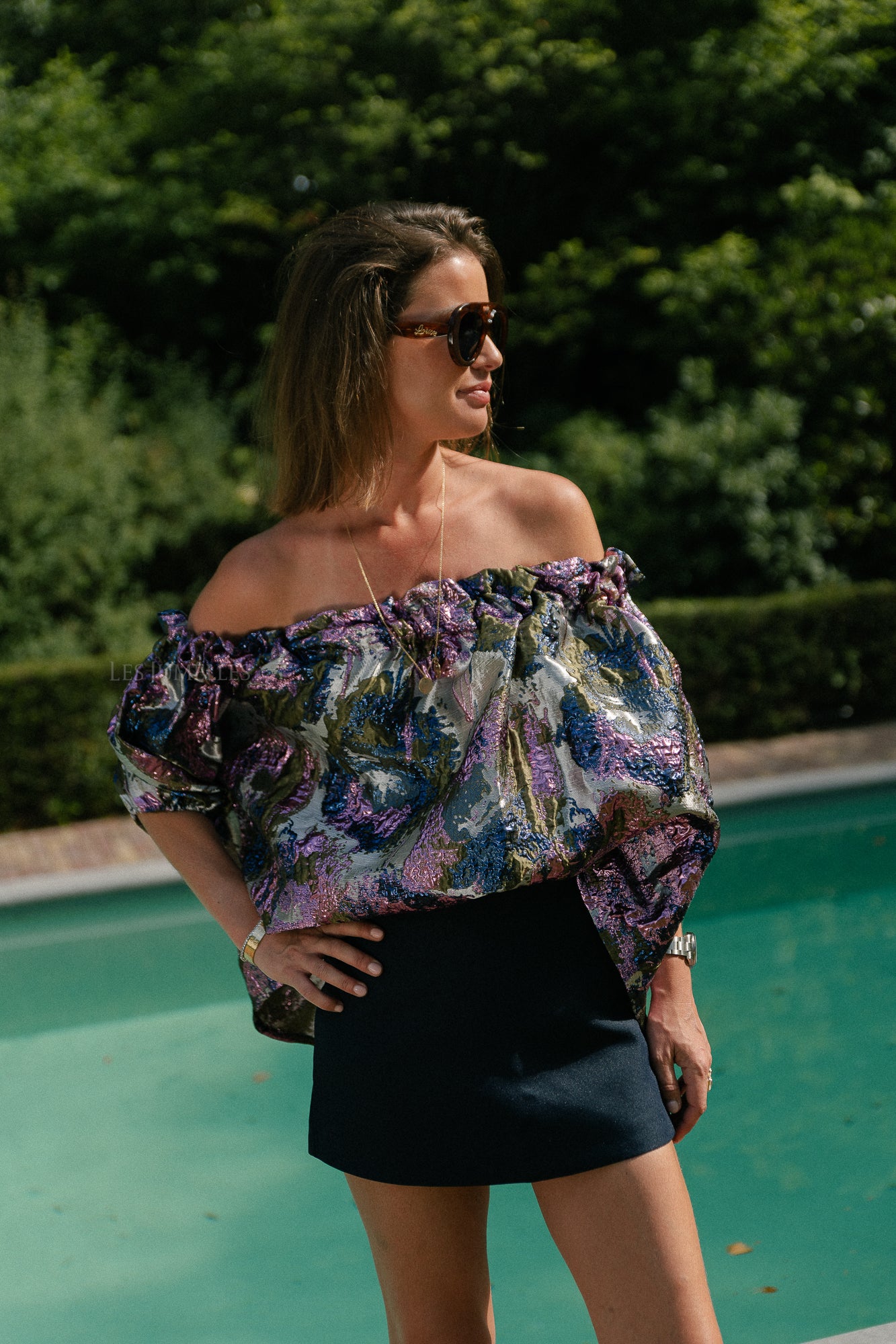Chloe skort midnight blue